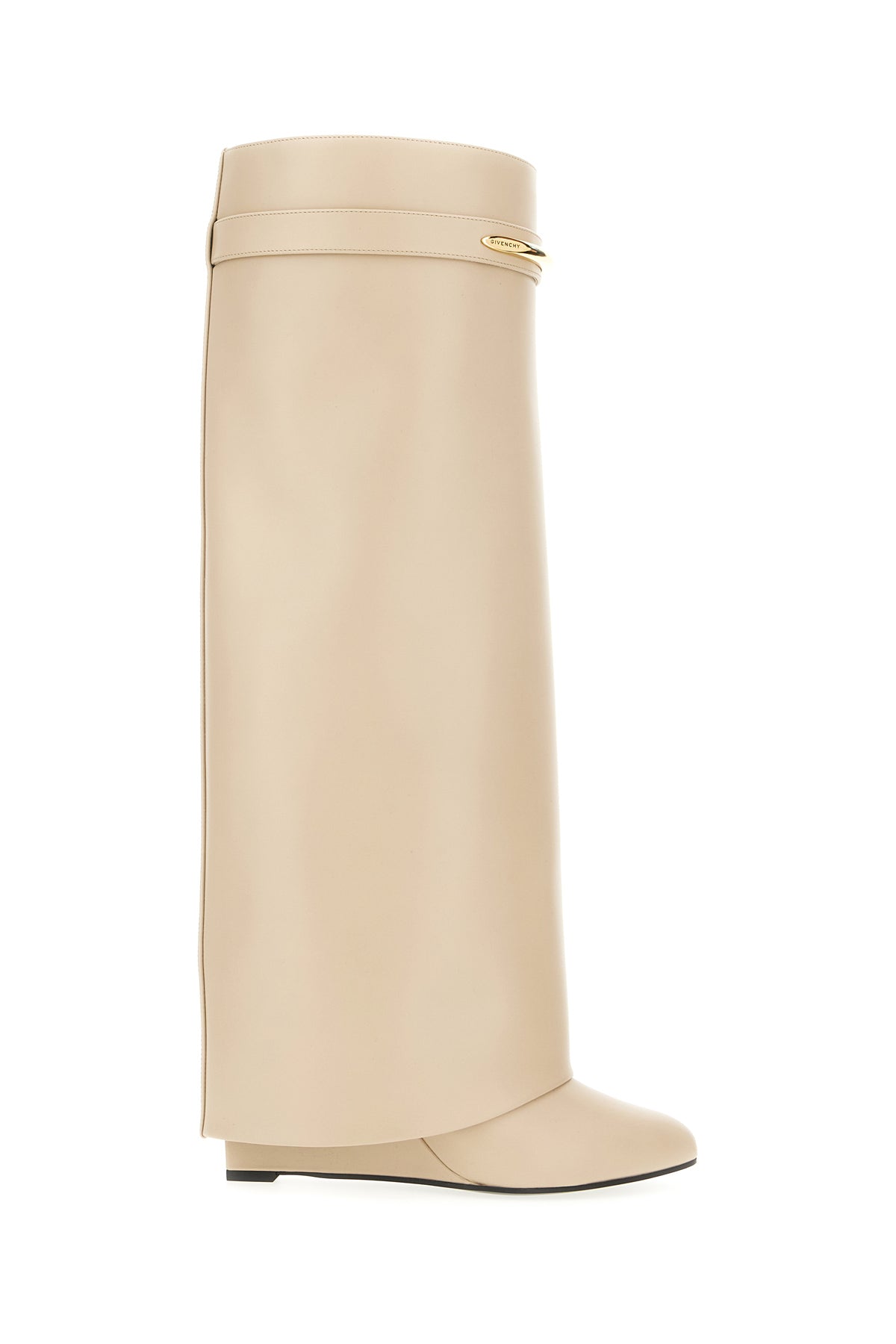 Givenchy Stivali Shark Lock in pelle cappuccino