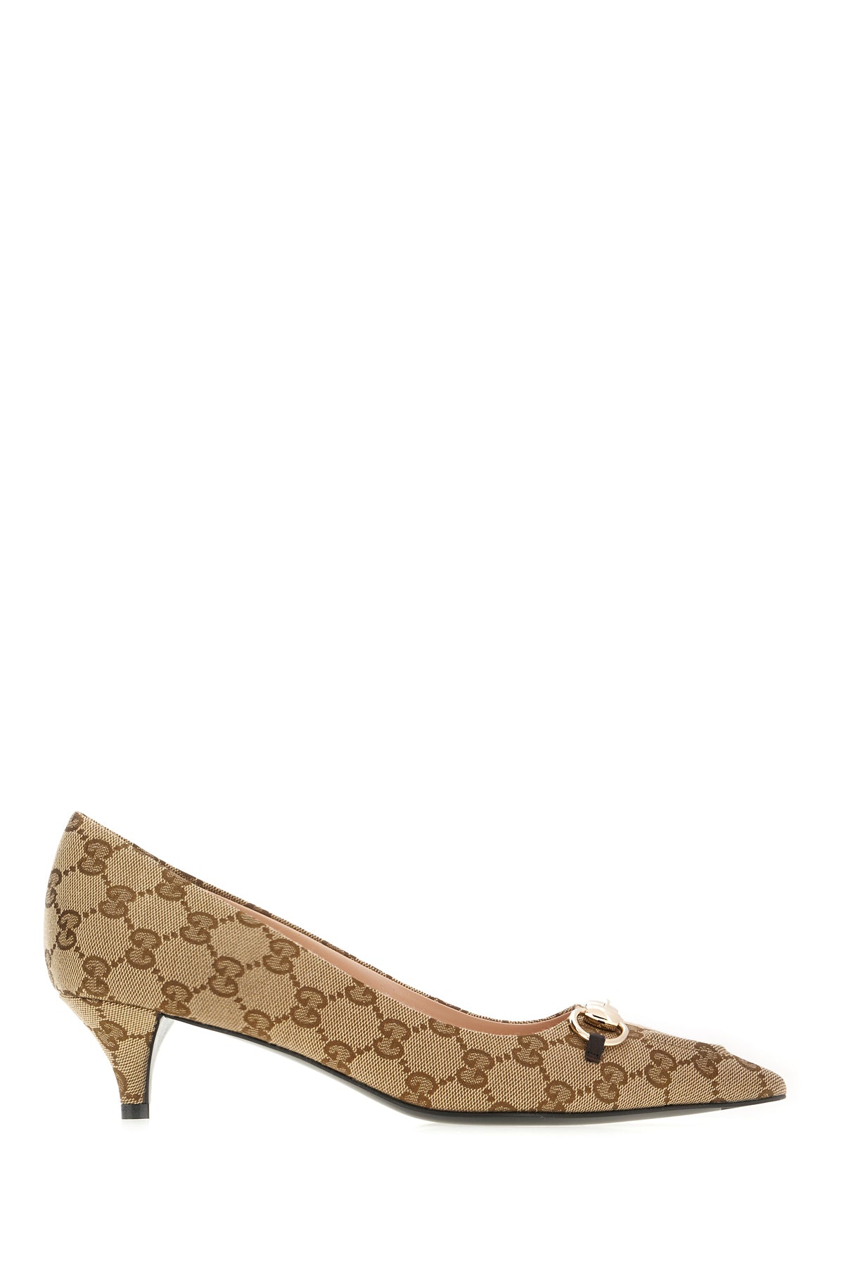 Gucci Scarpe con tacco in tessuto GG