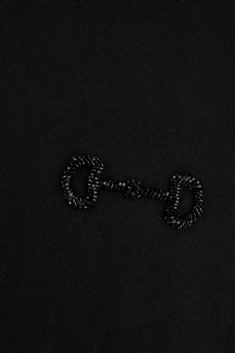 Gucci T-shirt in cotone nero, view 3