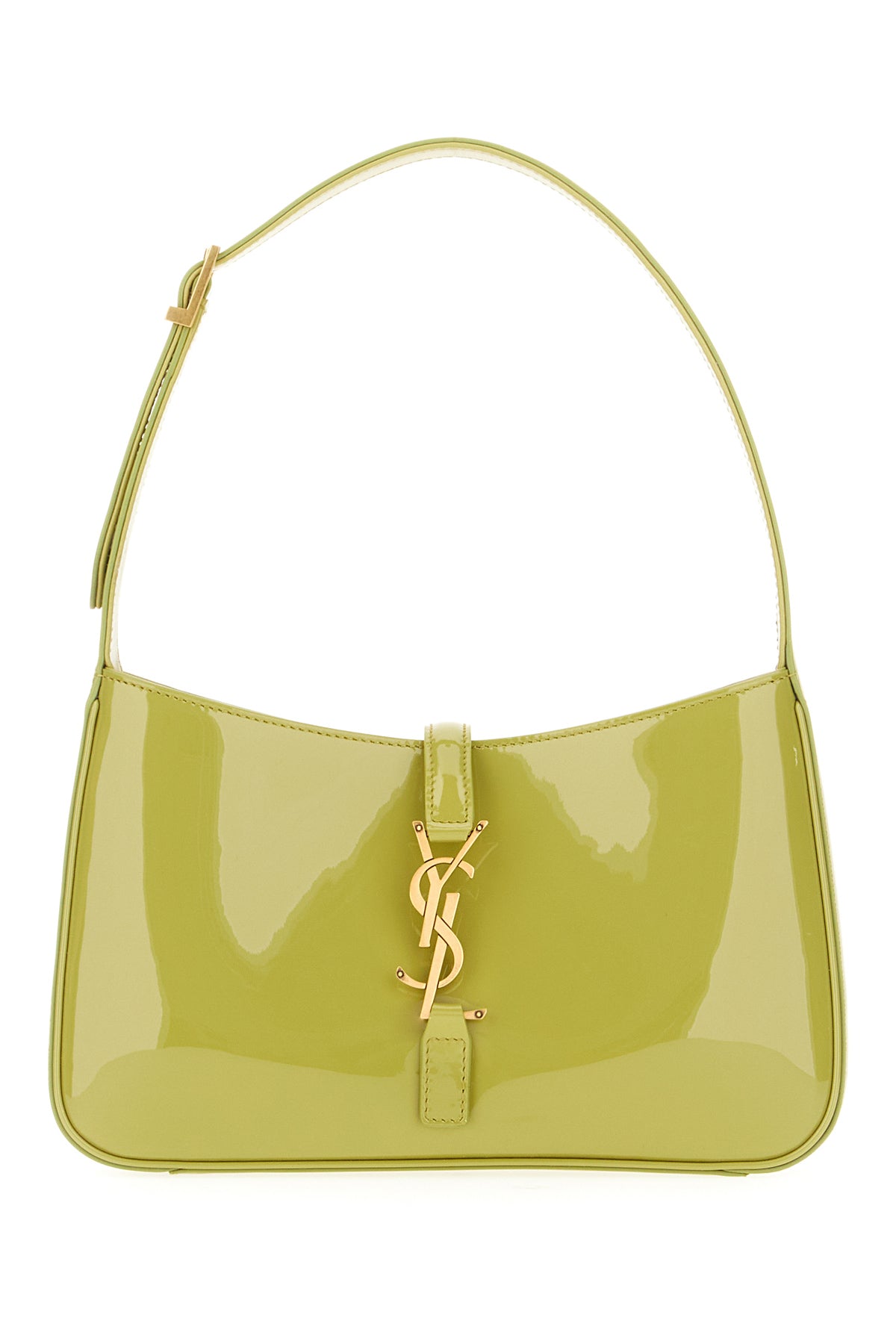 Saint Laurent Borsa a mano Le 5 à 7 in pelle verde oliva