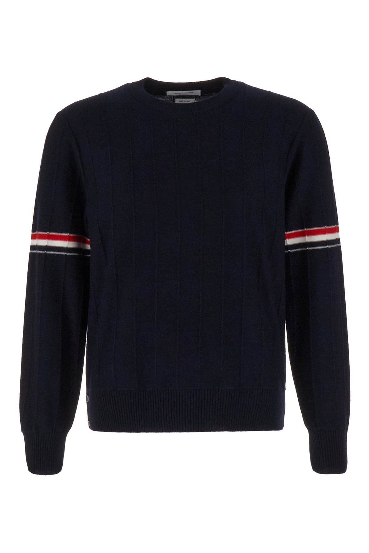 Thom Browne Maglione in lana blu notte