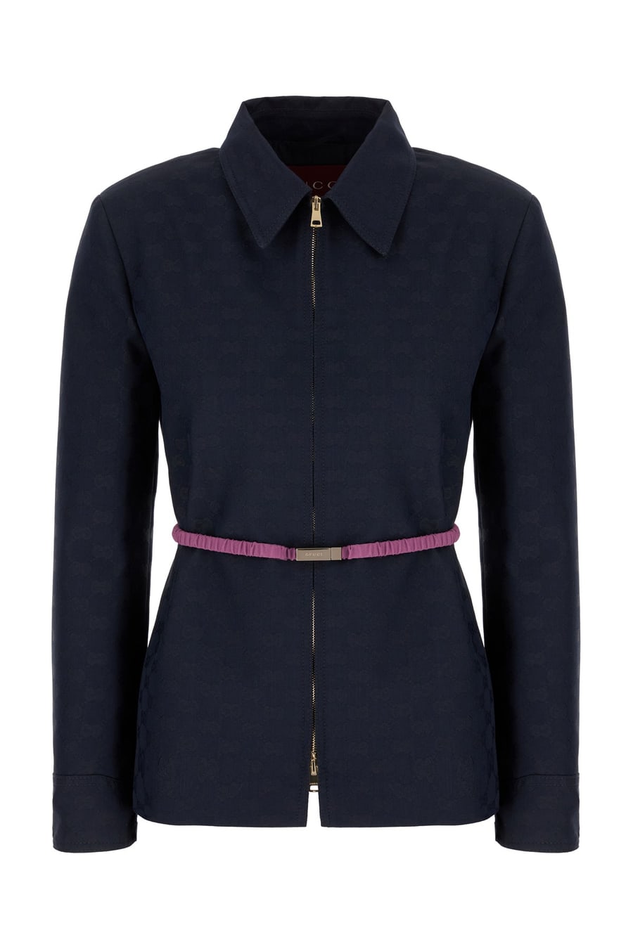 Gucci Giacca in misto poliestere blu notte