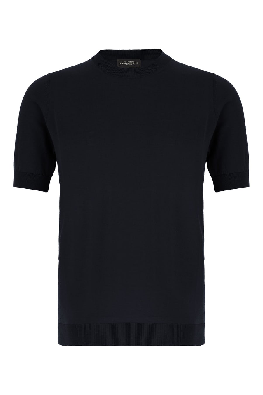 BALLANTYNE T-shirt in cotone blu notte