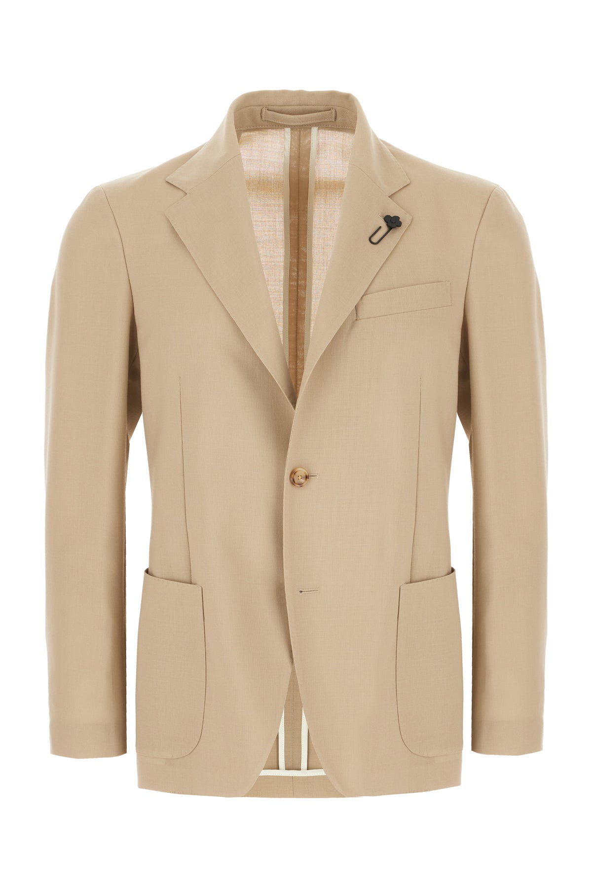 LARDINI Giacca in lana beige
