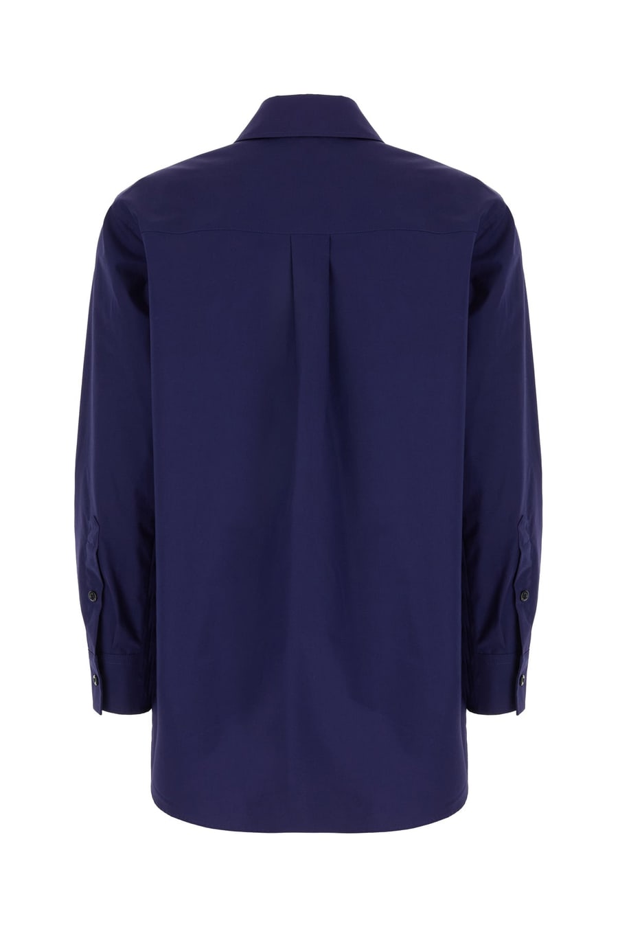 Fendi Camicia in popeline blu, view 2