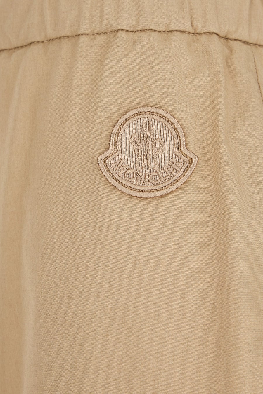 Moncler Pantalone in cotone beige, view 3
