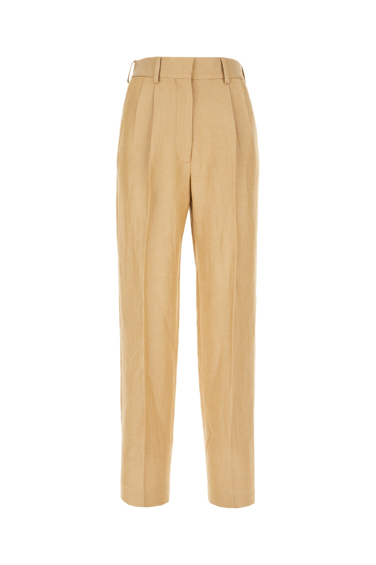 Blazé Milano Pantalone in misto lino cammello