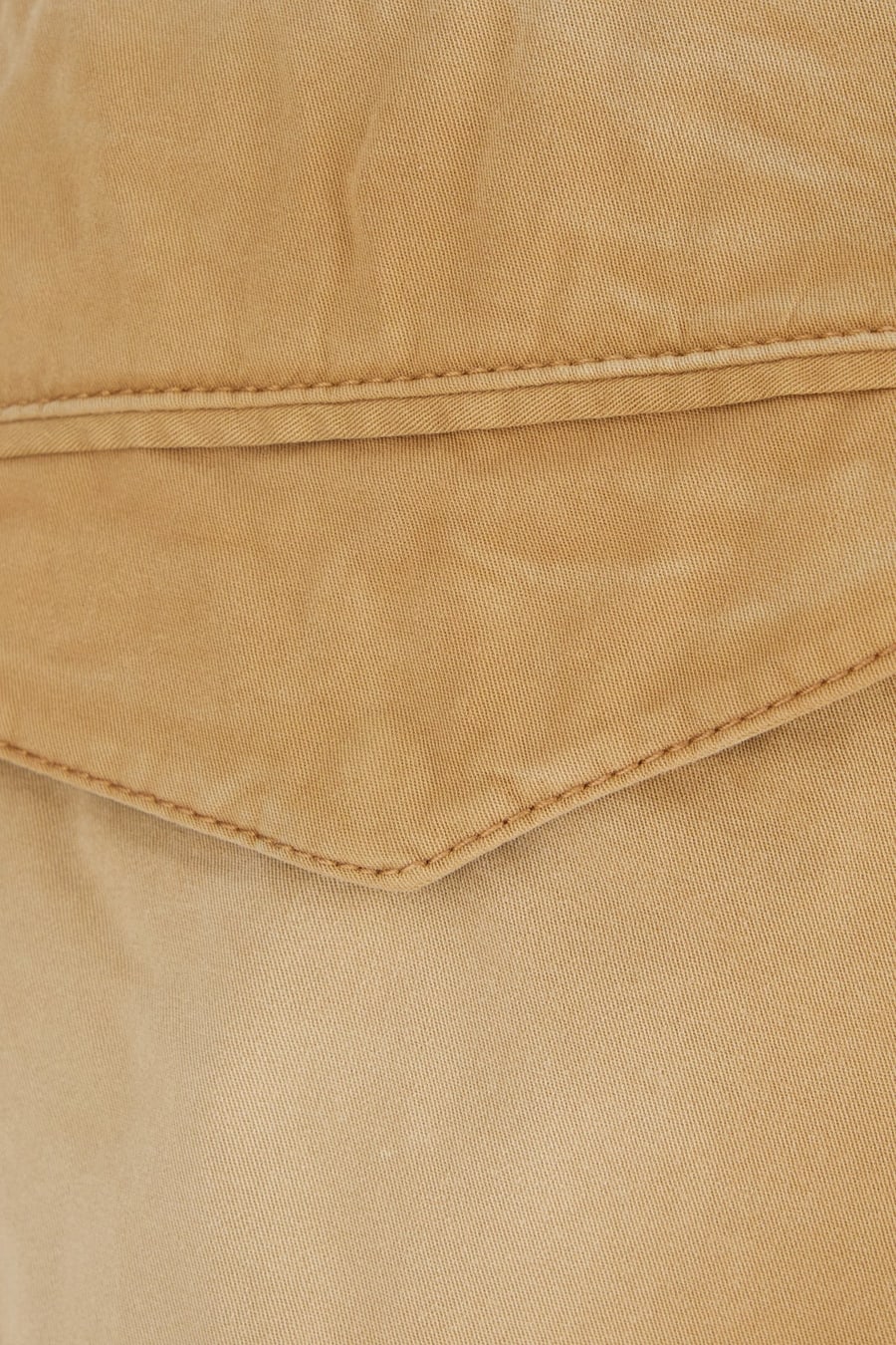 WHITE SAND Pantalone in cotone stretch beige, view 3