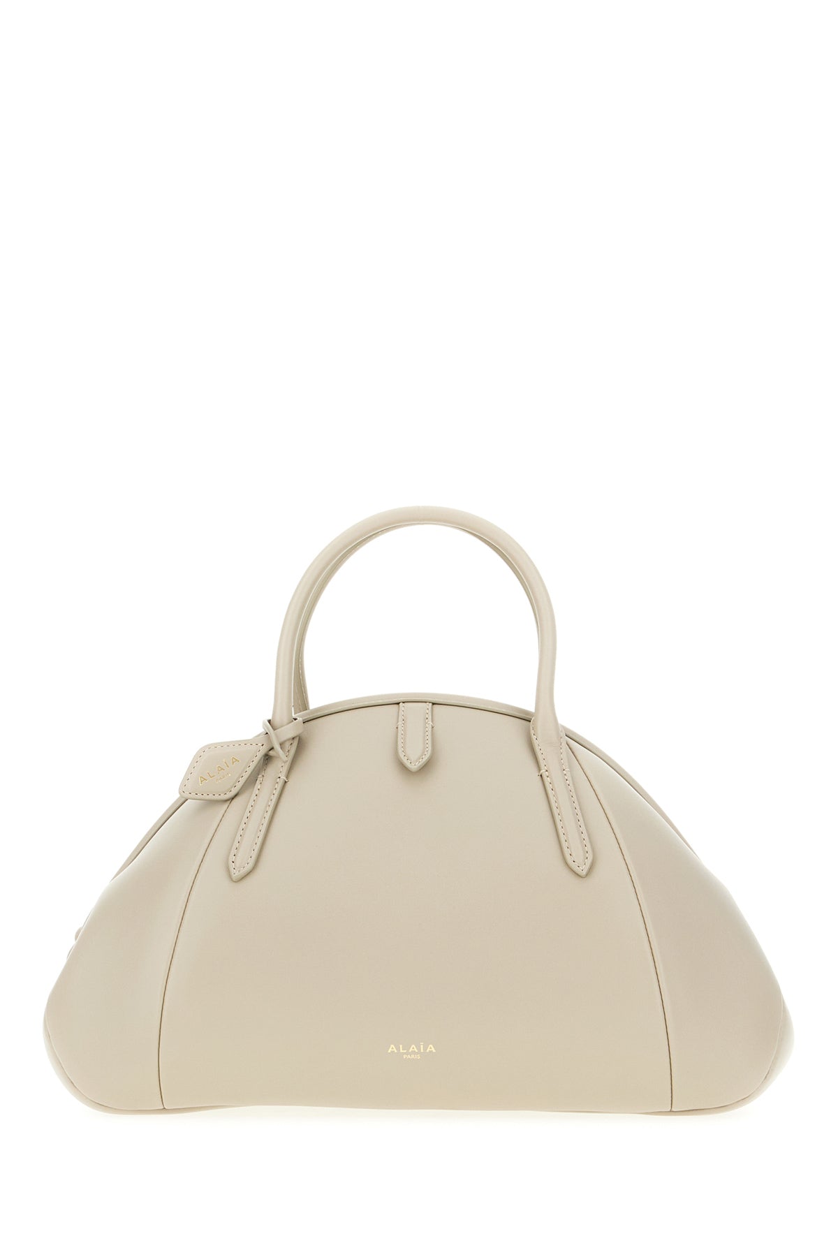 Alaïa Borsa a mano in pelle grigia