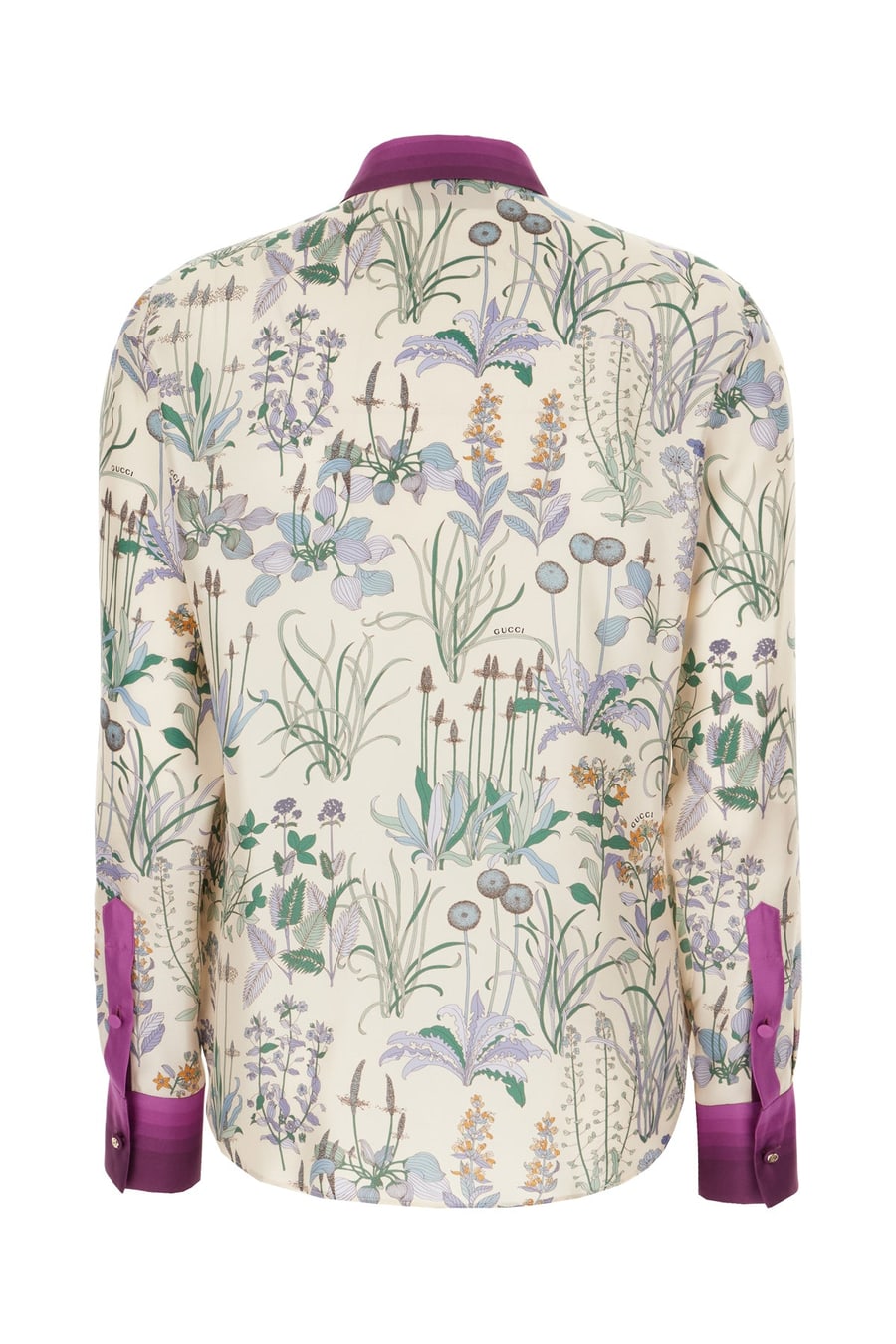 Gucci Blusa in seta stampata, view 2