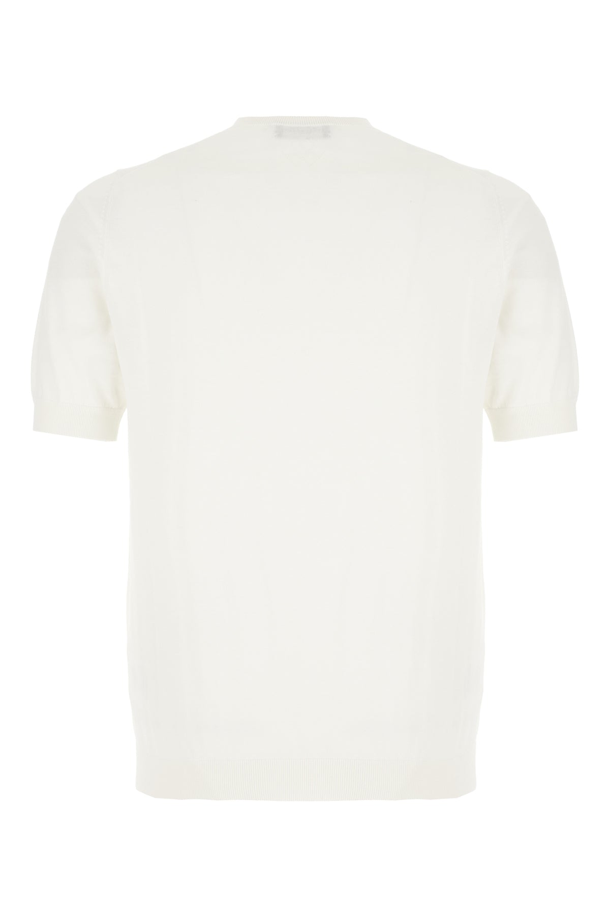BALLANTYNE T-shirt in cotone bianco, view 2