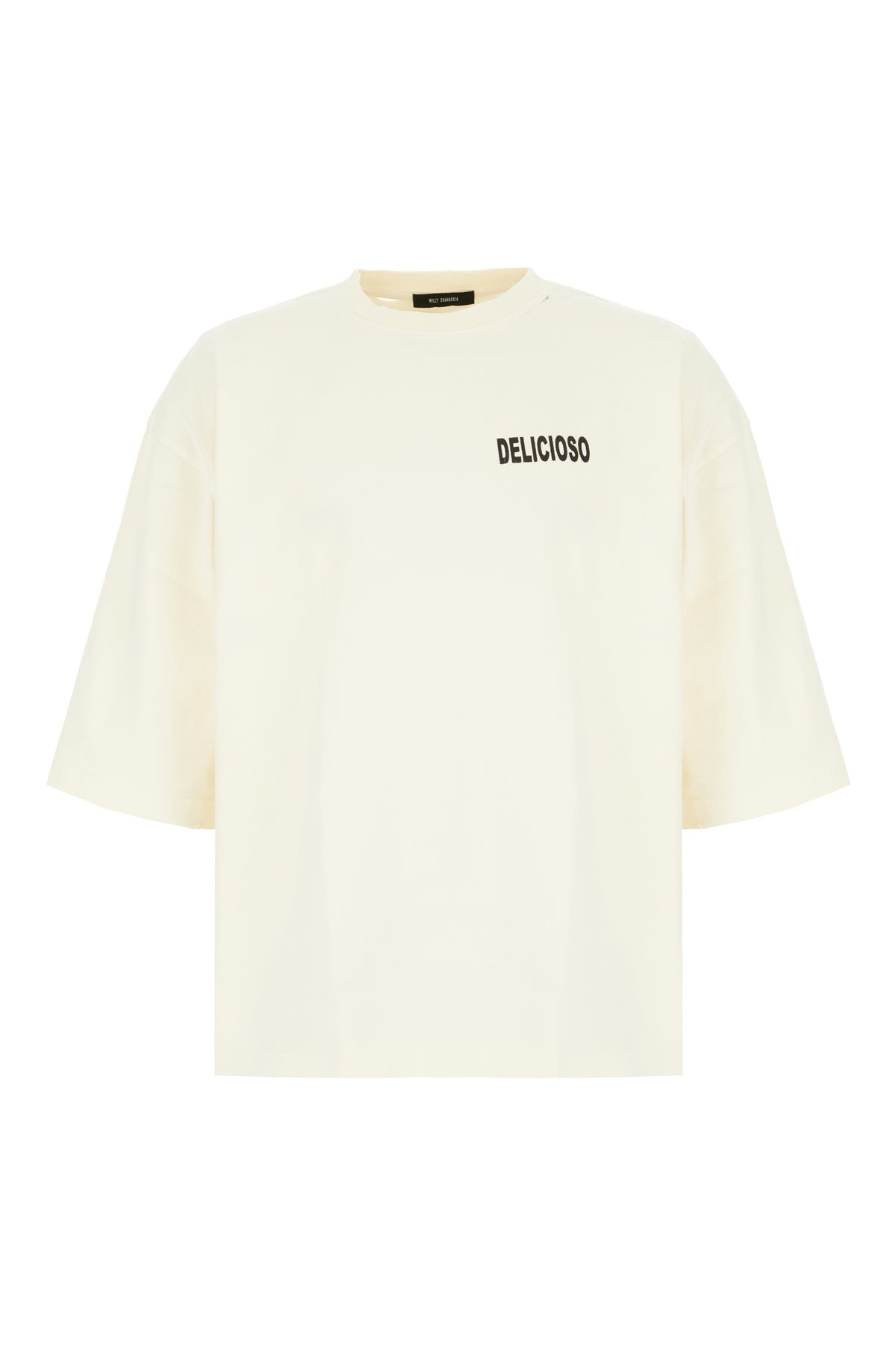 WILLY CHAVARRIA T-shirt in cotone sabbia