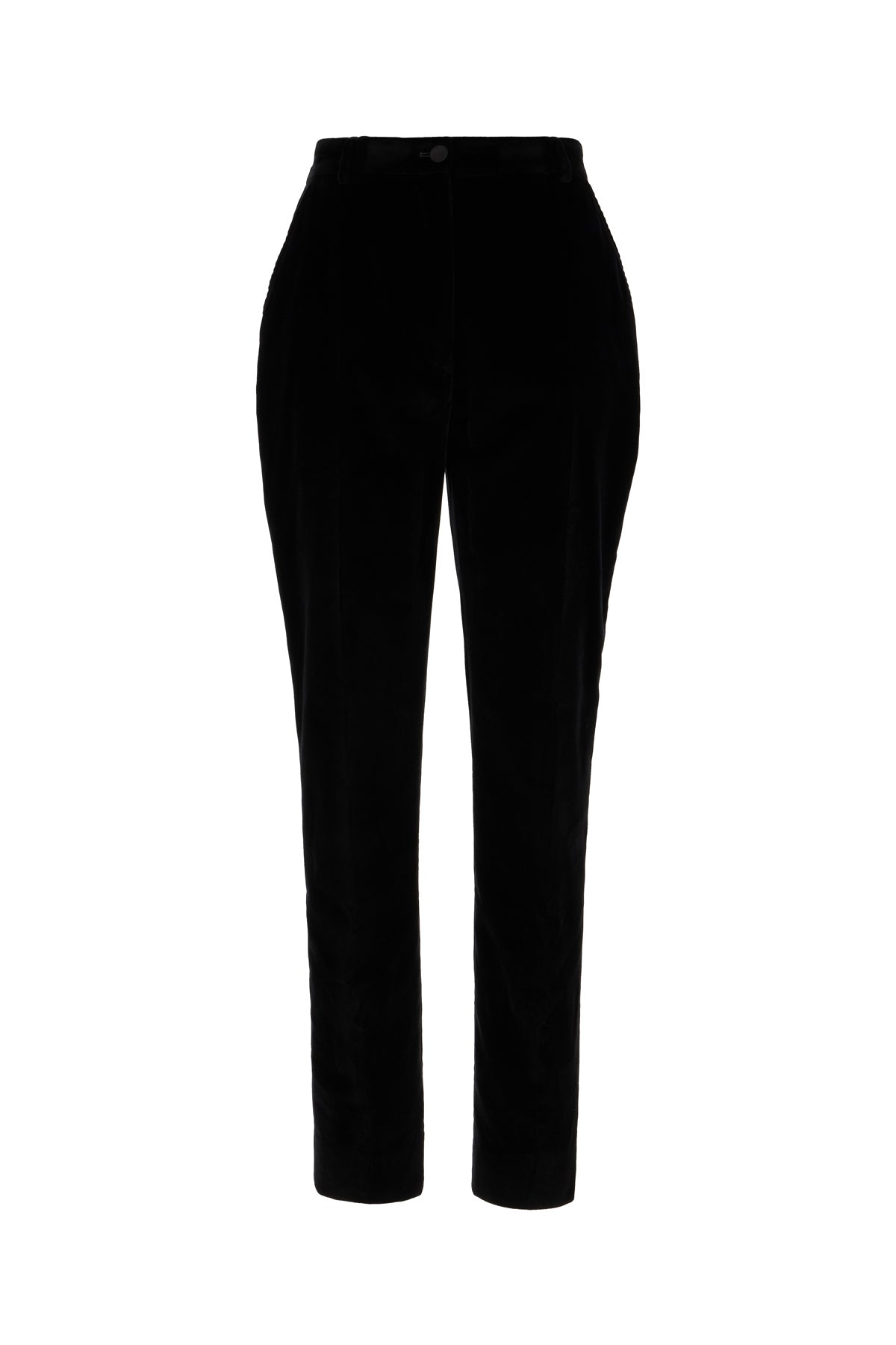 Dolce & Gabbana Pantalone in velluto nero