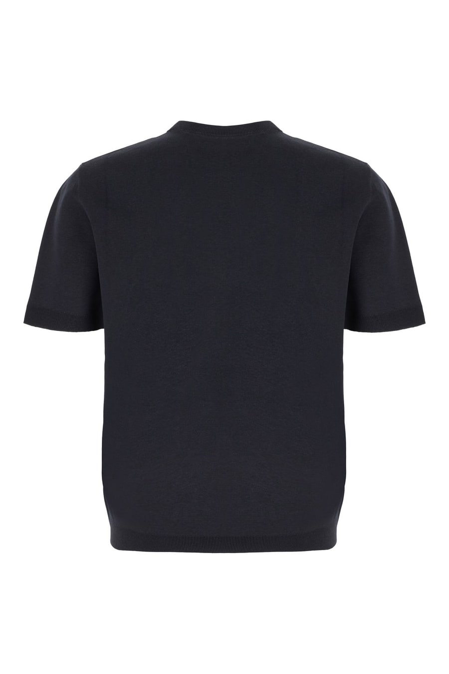 Gucci Maglione in seta e cotone blu notte, view 2