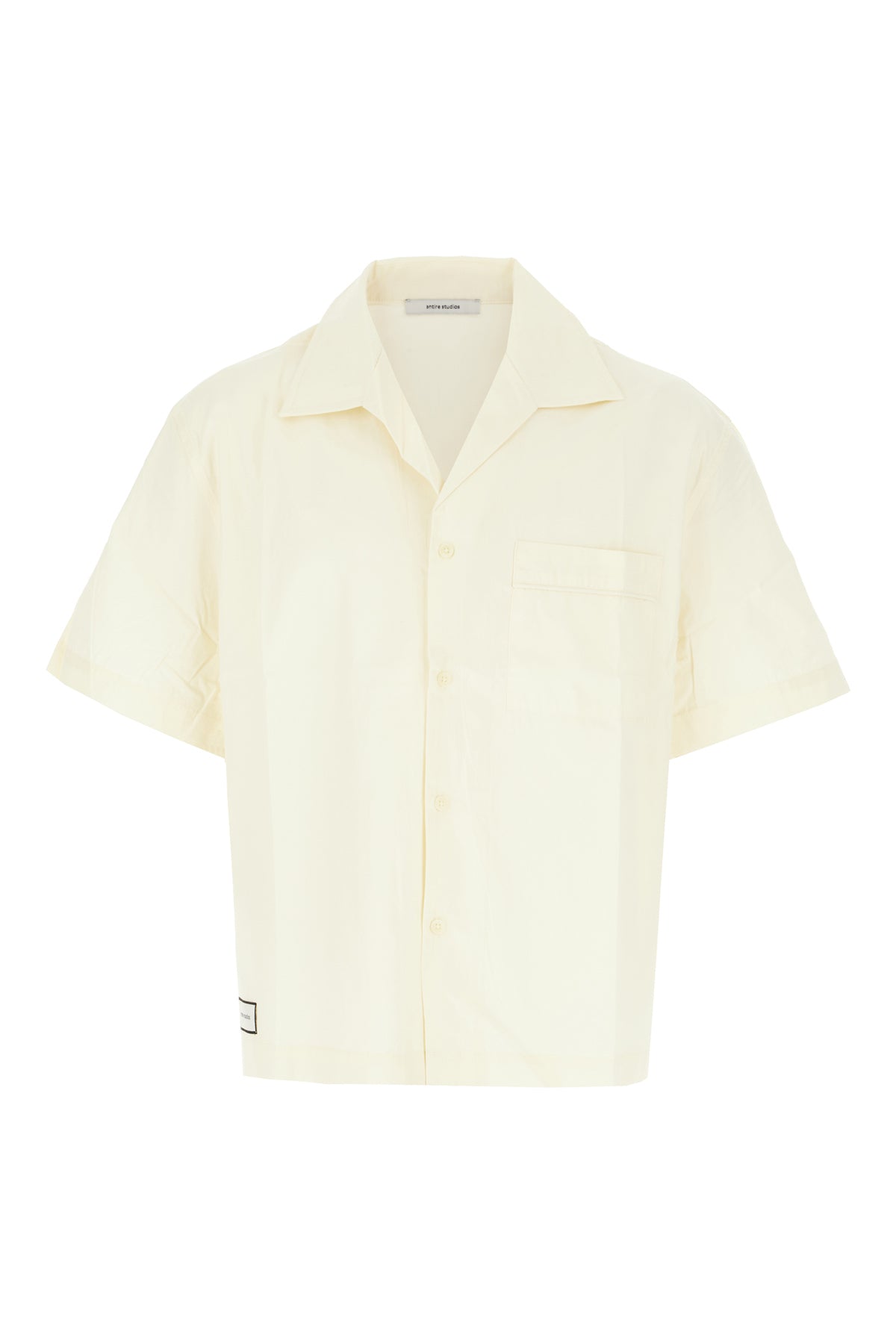 Entire Studios Camicia in cotone crema