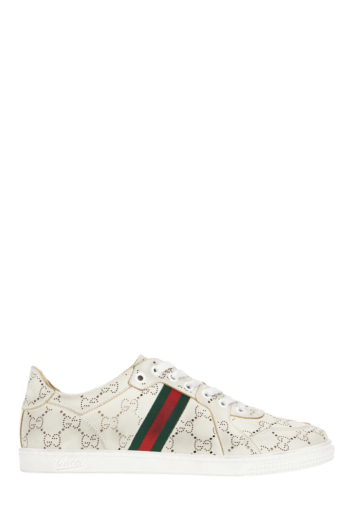 Gucci Sneakers in pelle gesso