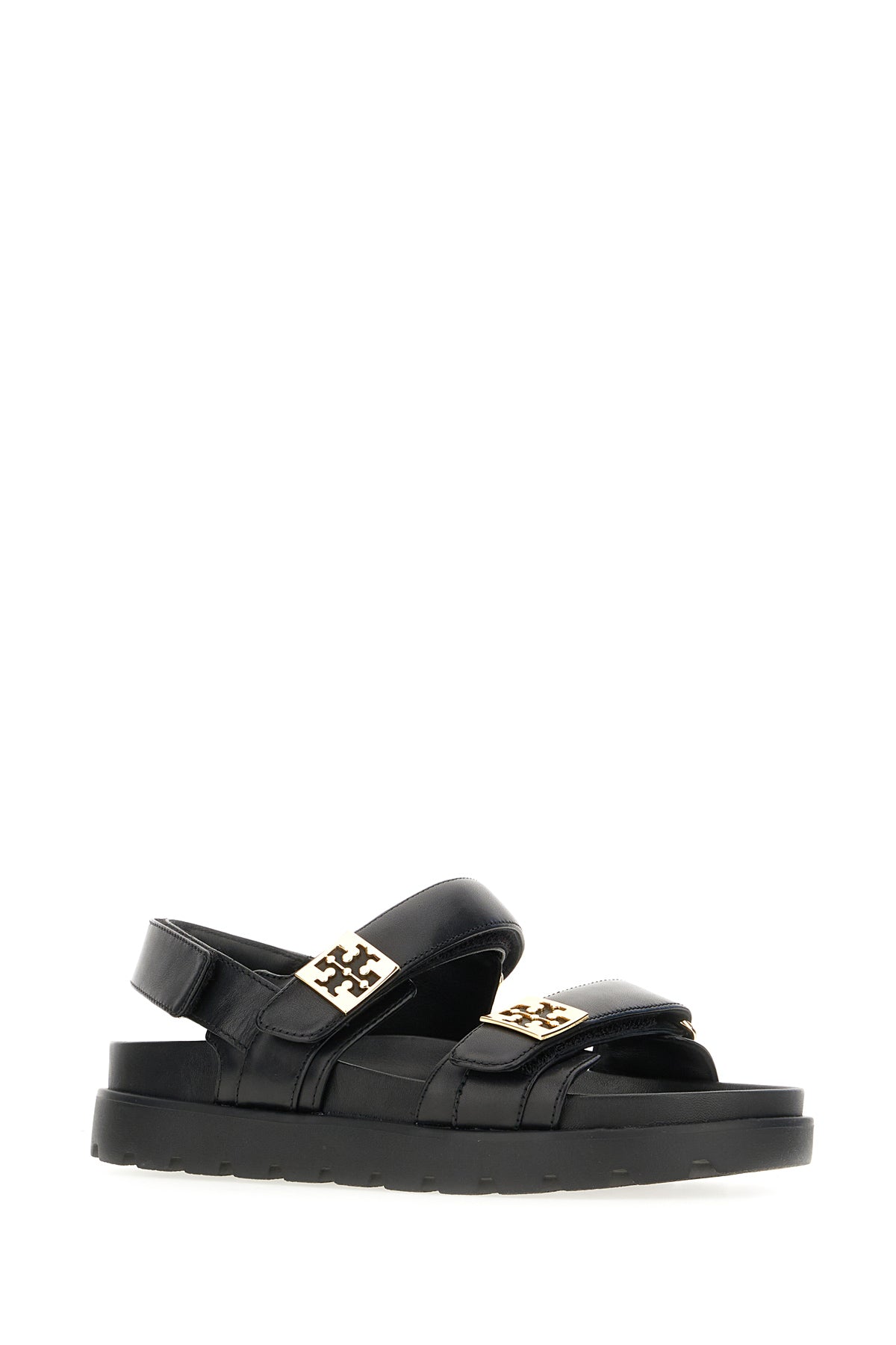 Tory Burch Sandali Mellow in pelle nera, view 2