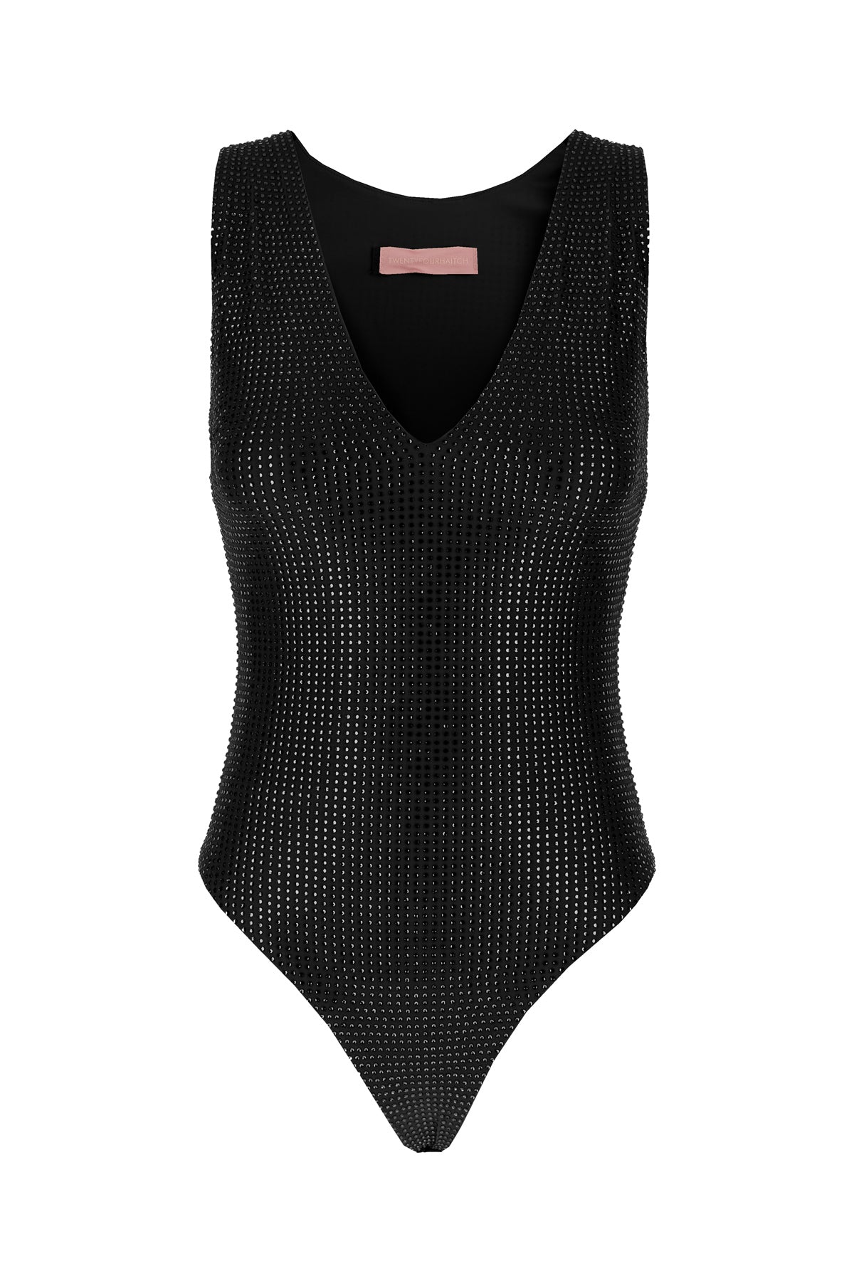 TWENTY FOURHAITCH Body in misto nylon stretch nero