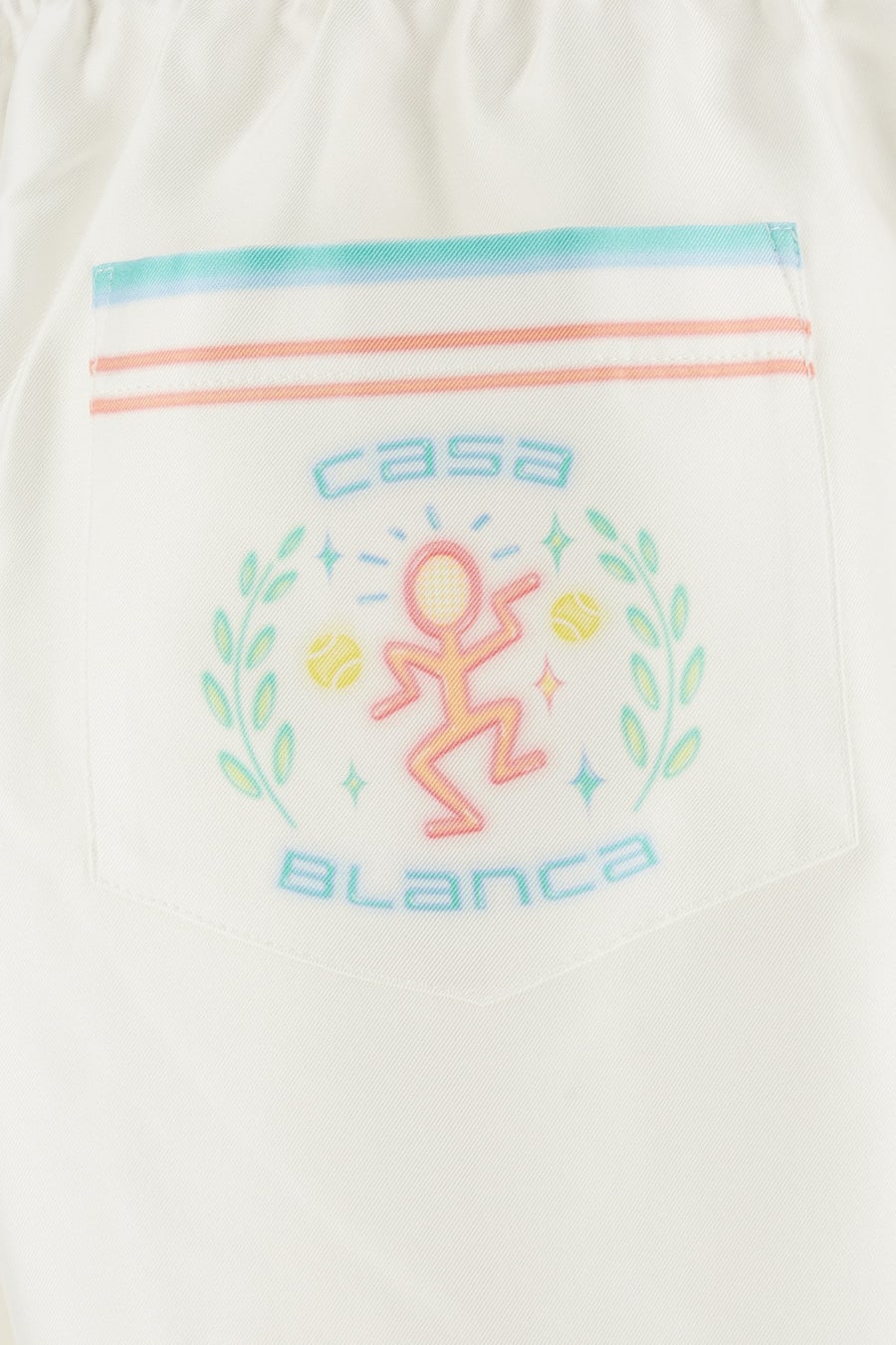 CASABLANCA Bermuda in seta multicolor, view 3