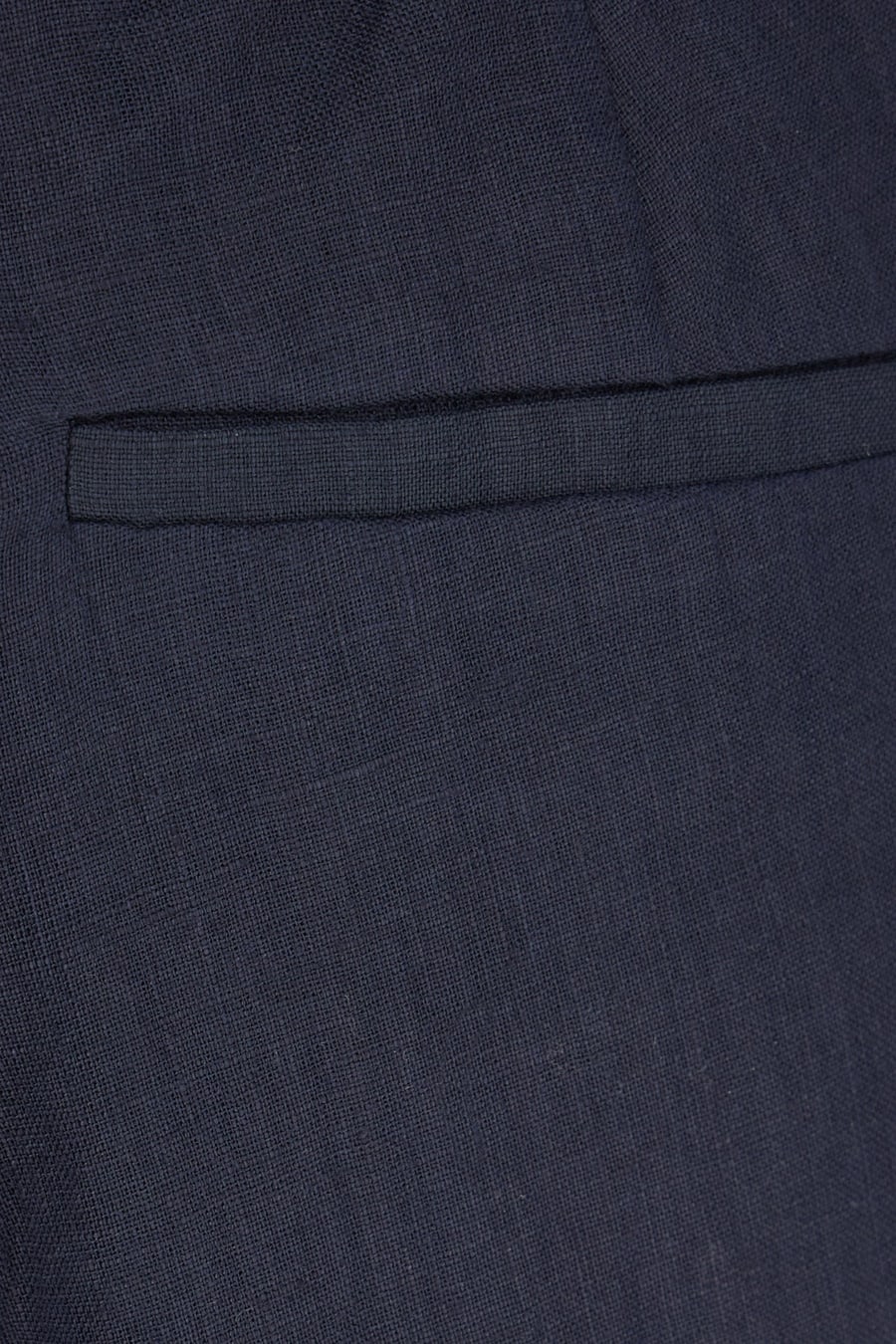ALPHA STUDIO Bermuda in lino blu notte, view 3
