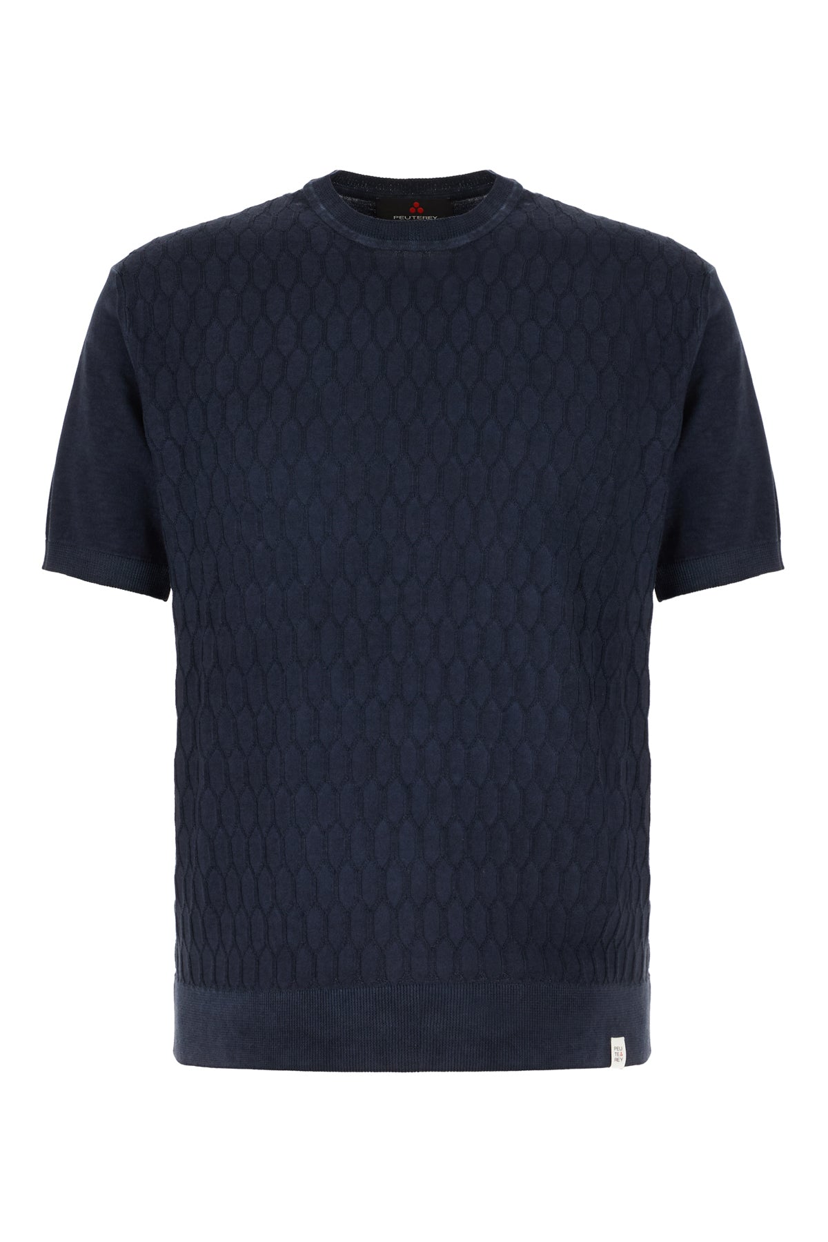 PEUTEREY Maglione in cotone blu notte