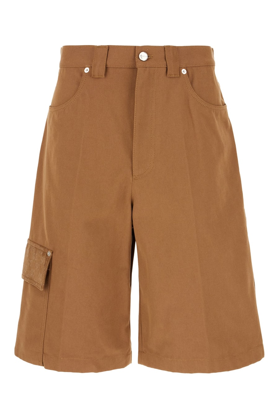 Gucci Bermuda in cotone marrone