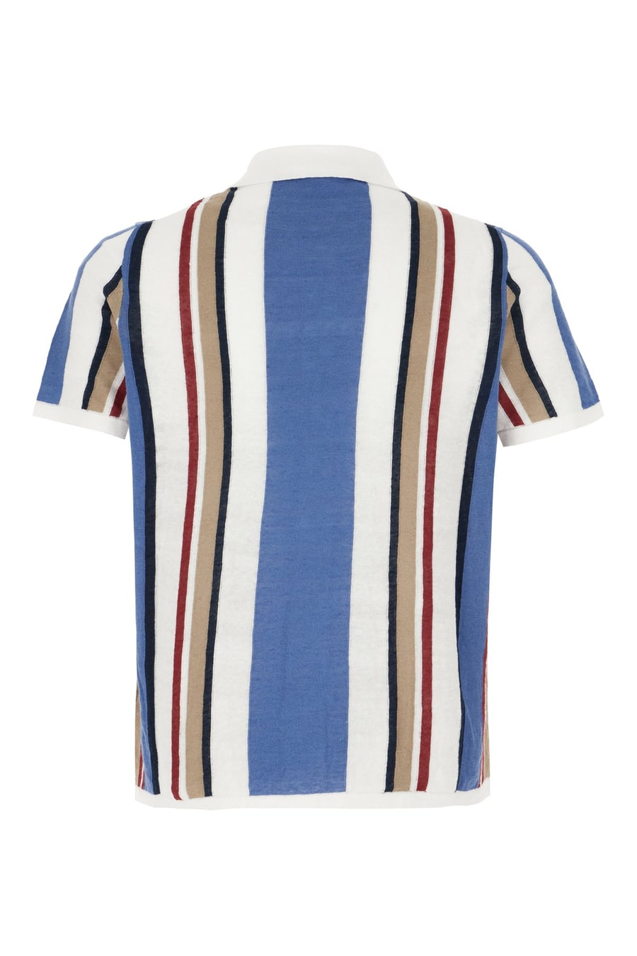 ALPHA STUDIO Camicia in misto lino multicolor, view 2