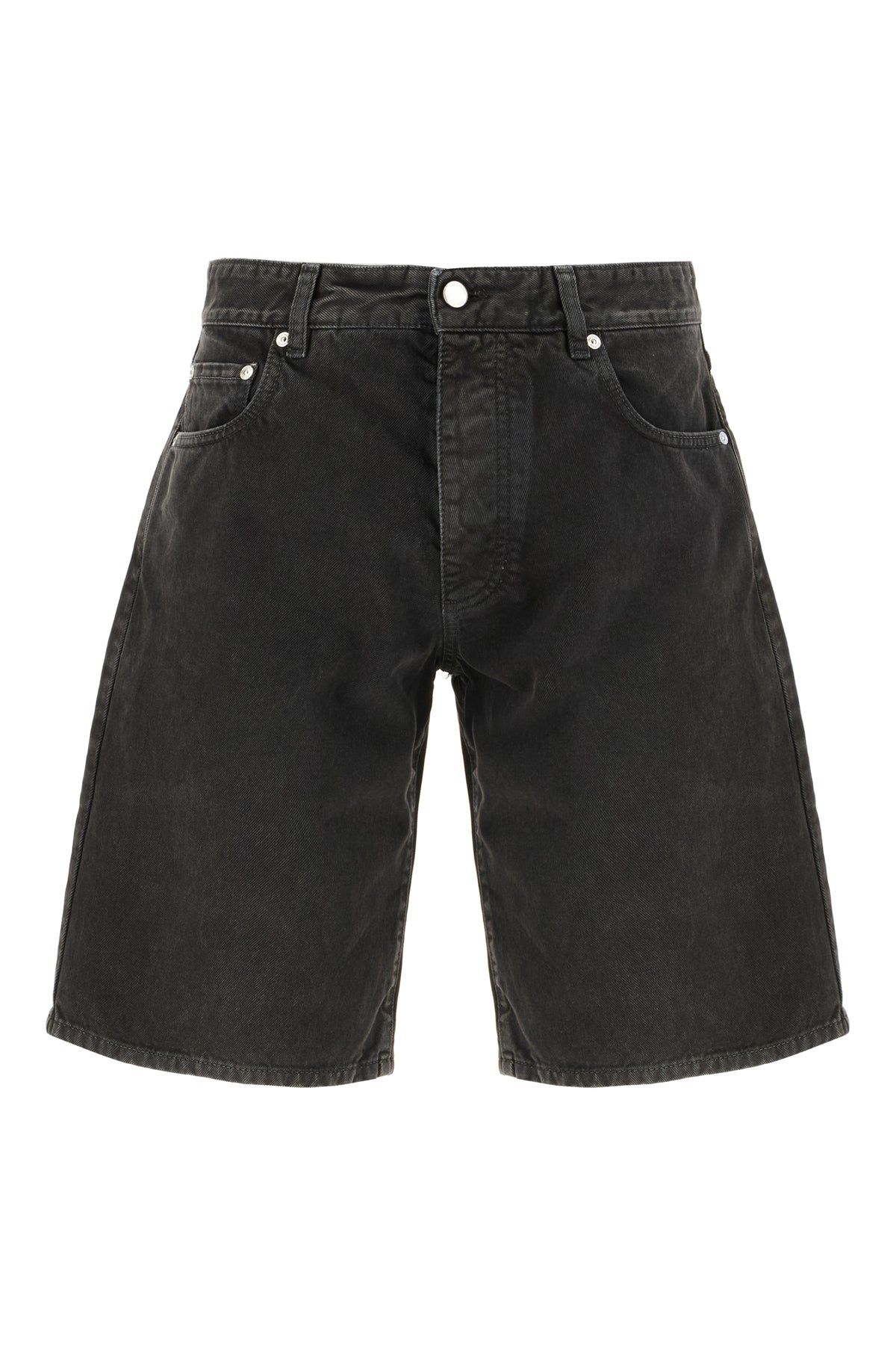 ICON DENIM Bermuda in denim nero