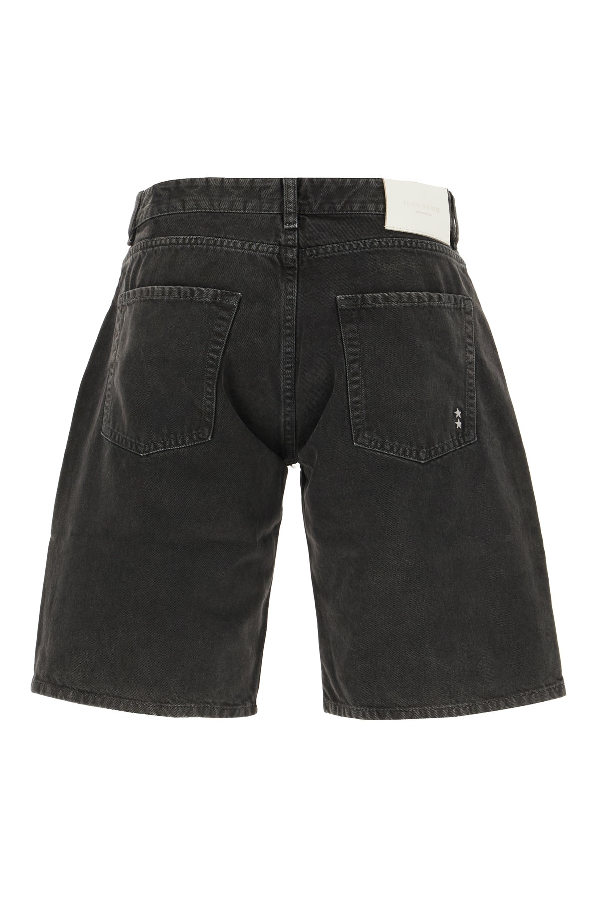 ICON DENIM Bermuda in denim nero, view 2