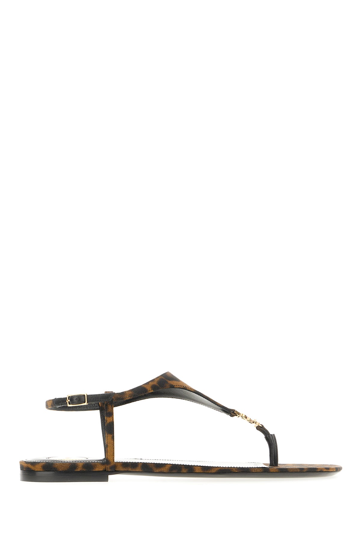 Saint Laurent Sandali infradito in viscosa stampata