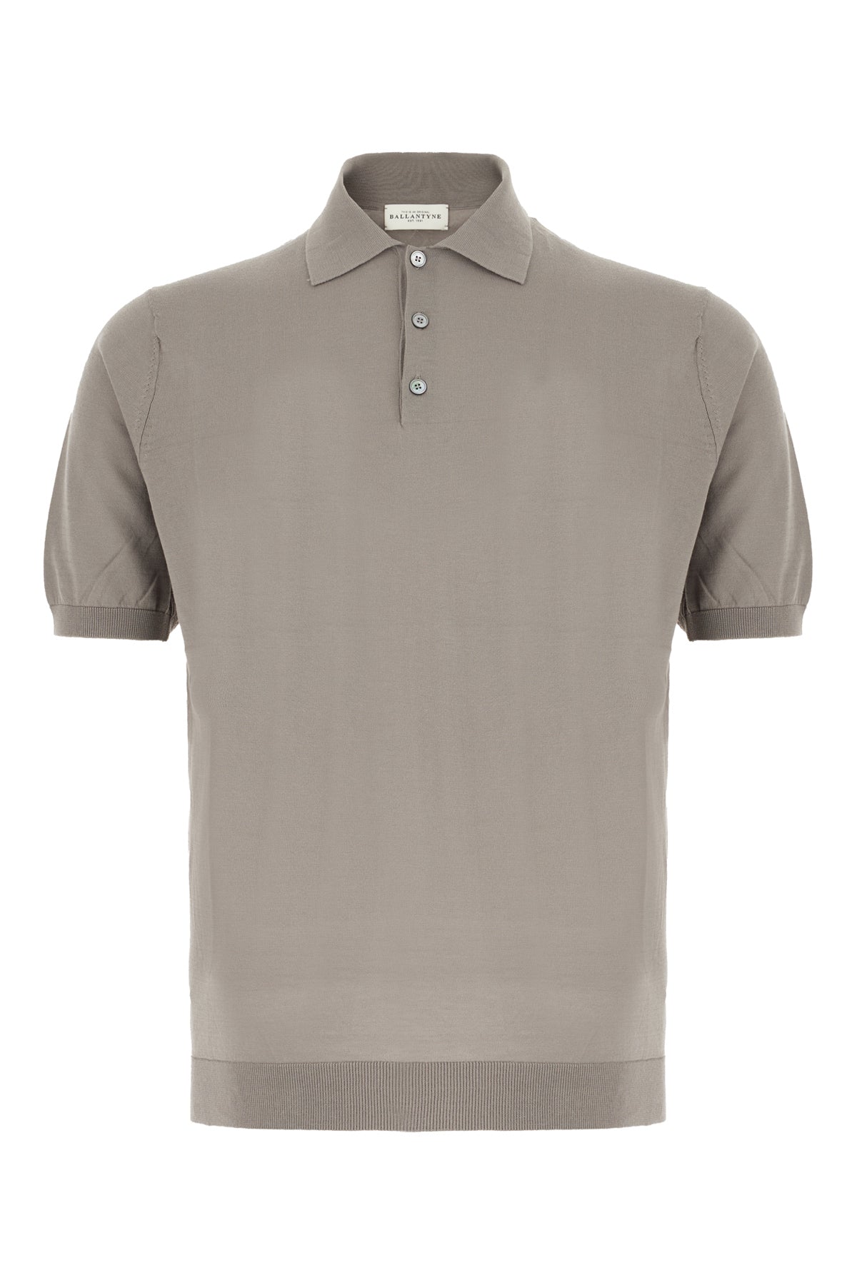 BALLANTYNE Polo in cotone tortora