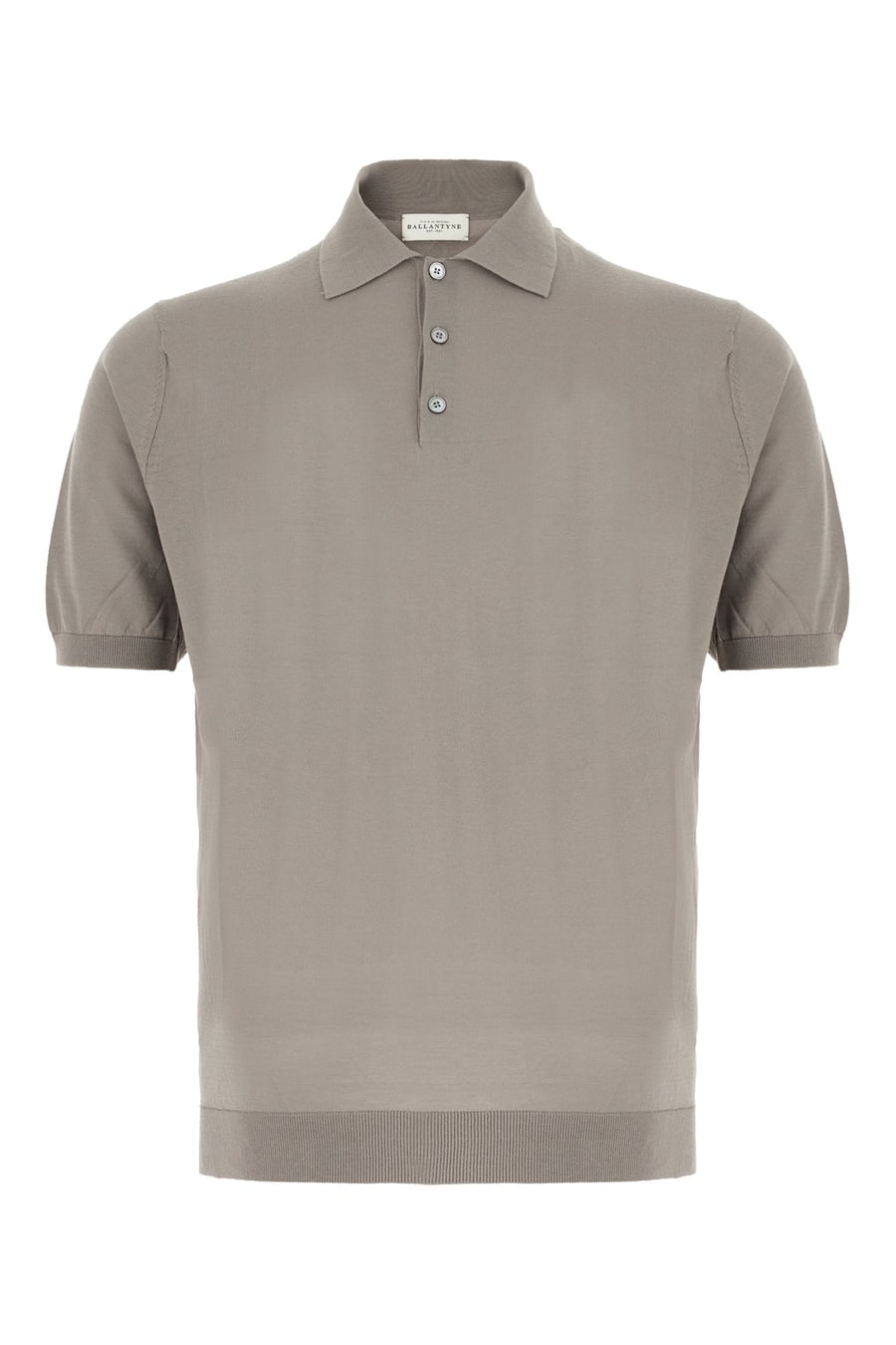 BALLANTYNE Polo in cotone tortora