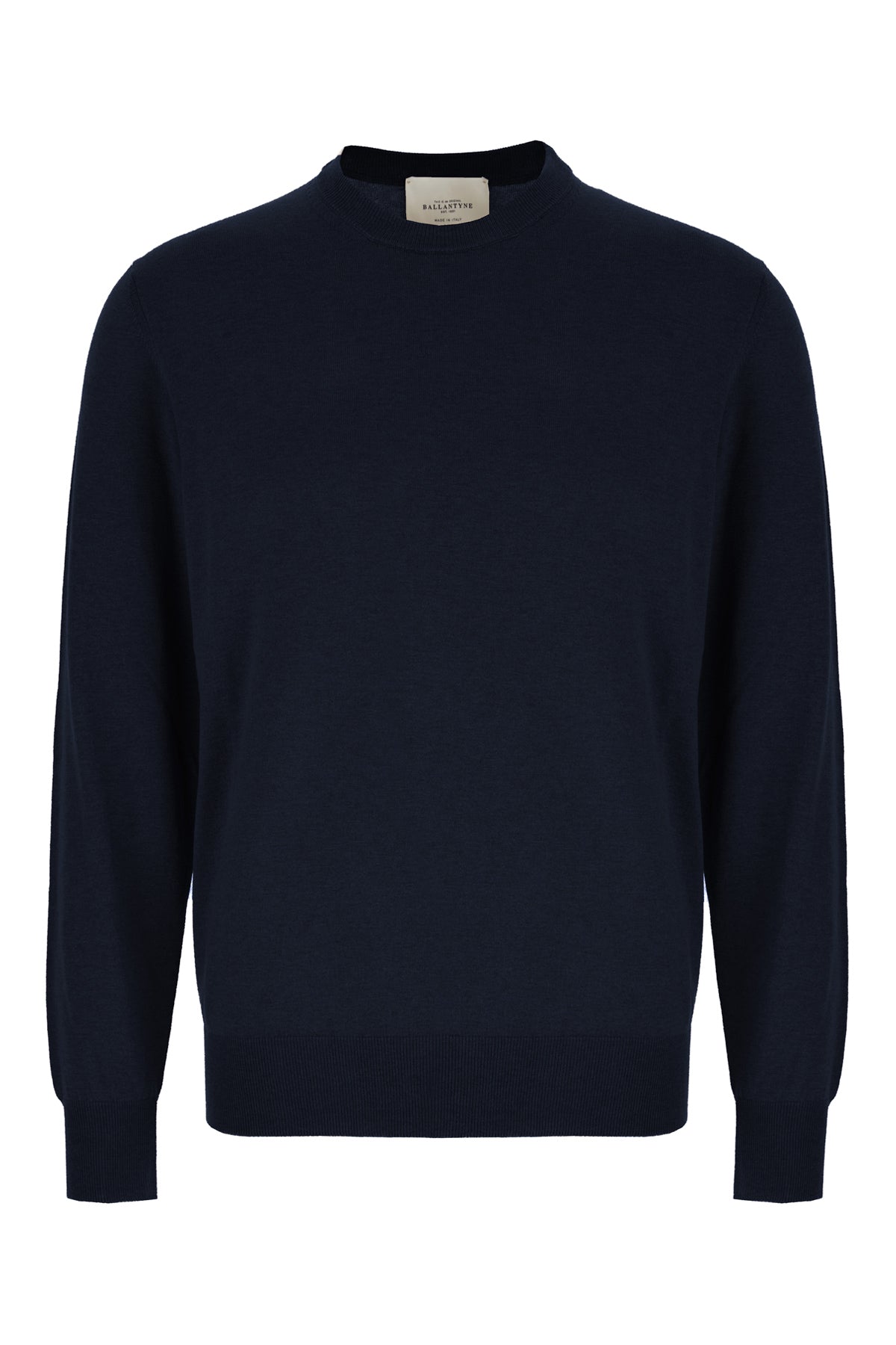 BALLANTYNE Maglione in misto seta blu notte