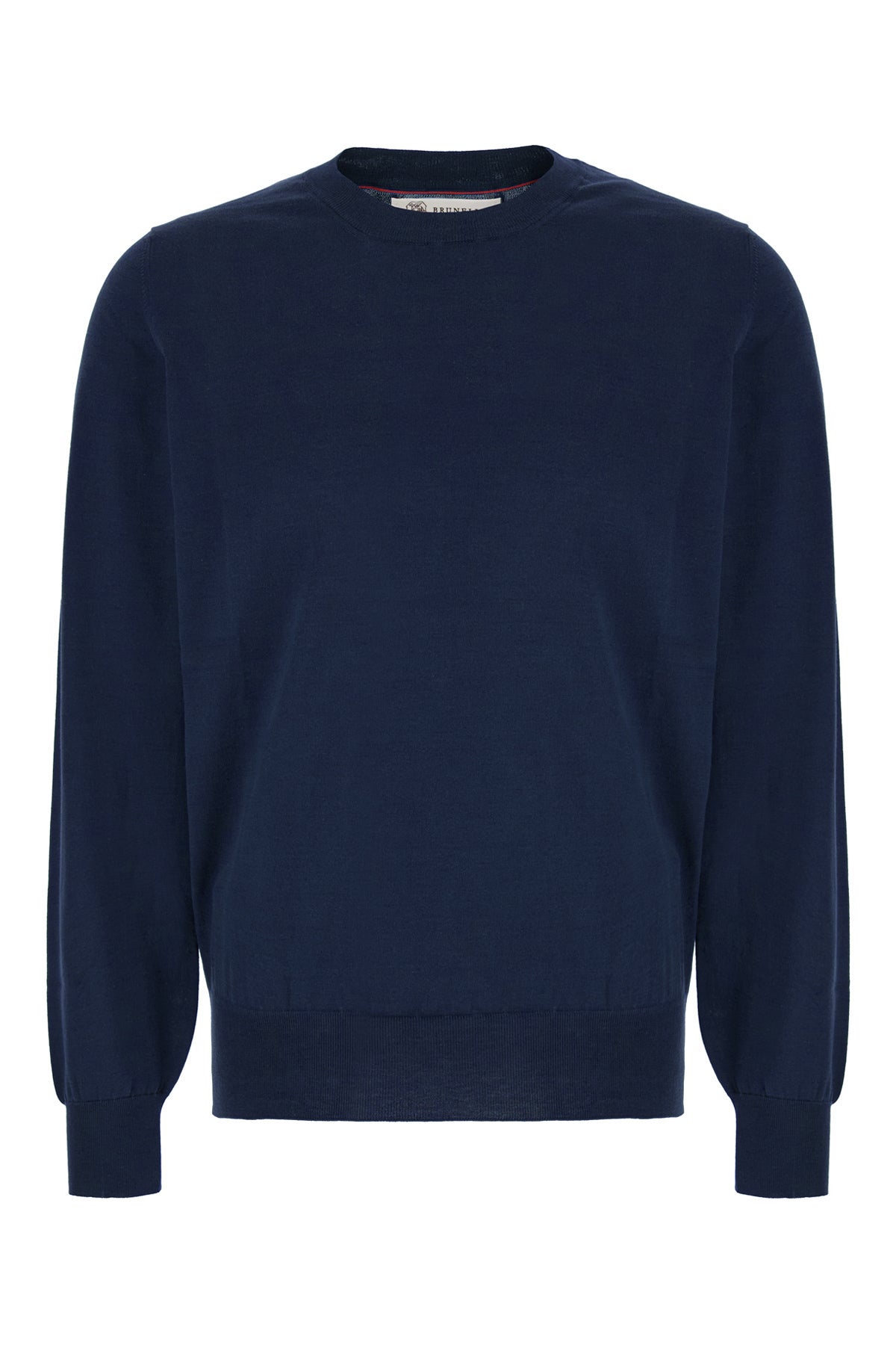 Brunello Cucinelli Maglione in cotone blu