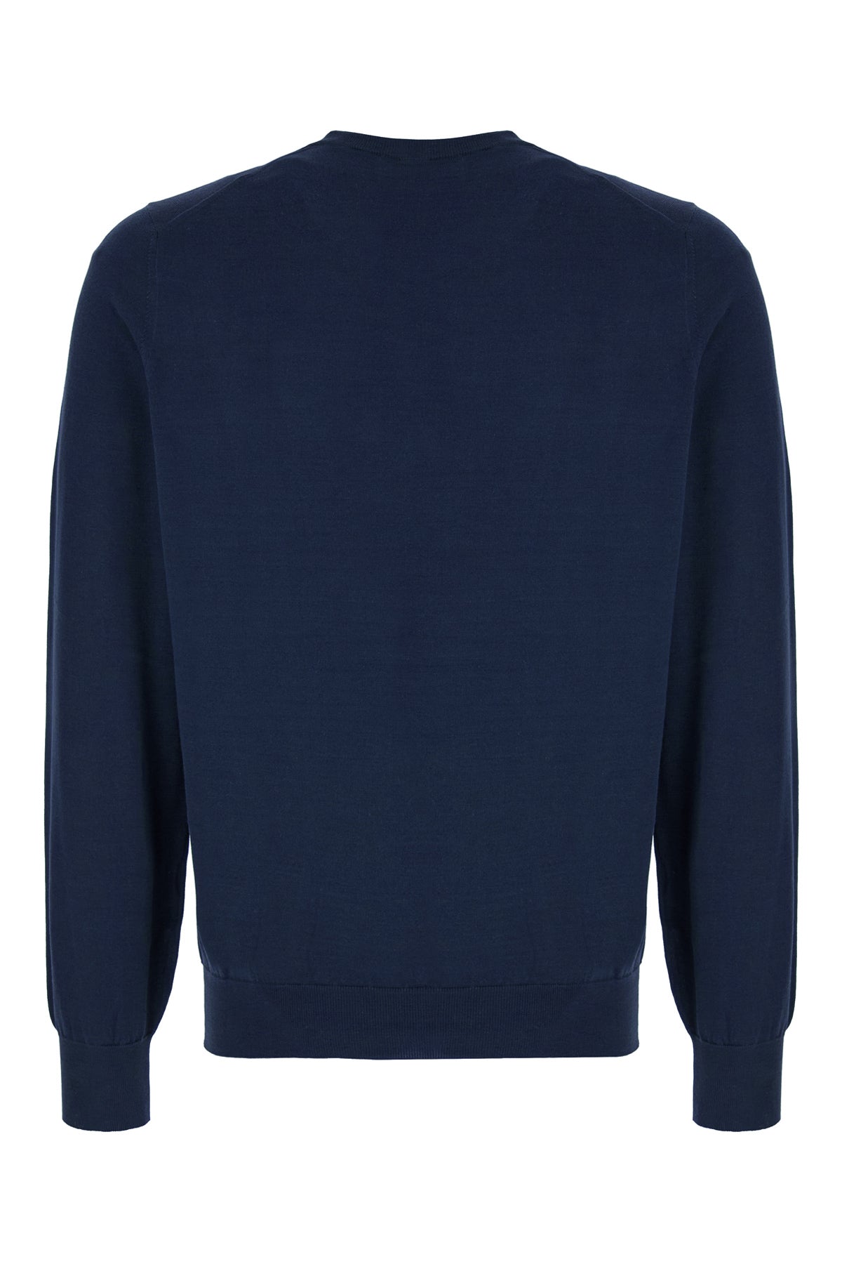 Brunello Cucinelli Maglione in cotone blu, view 2