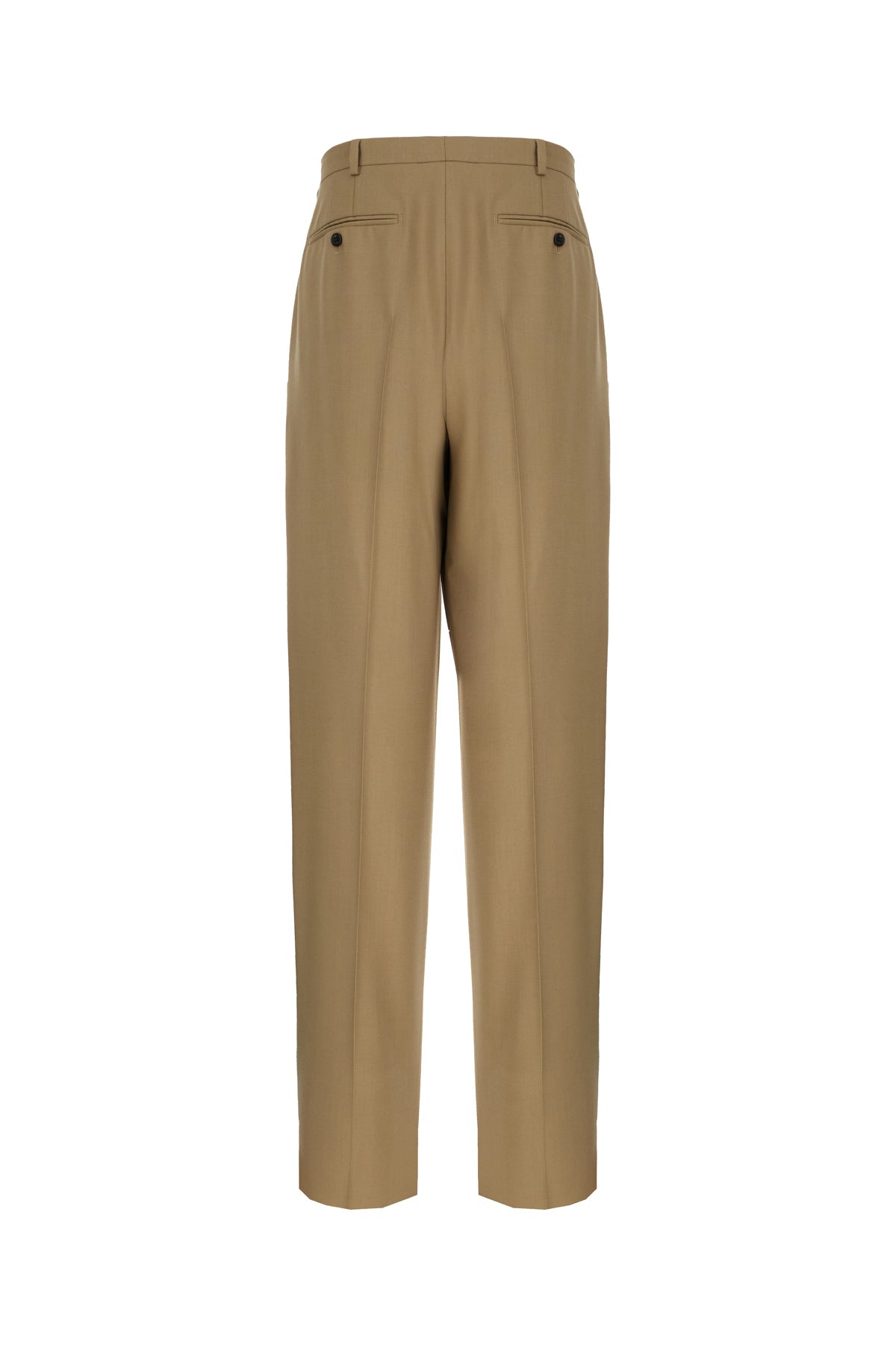 Saint Laurent Pantalone in misto lana verde salvia, view 2