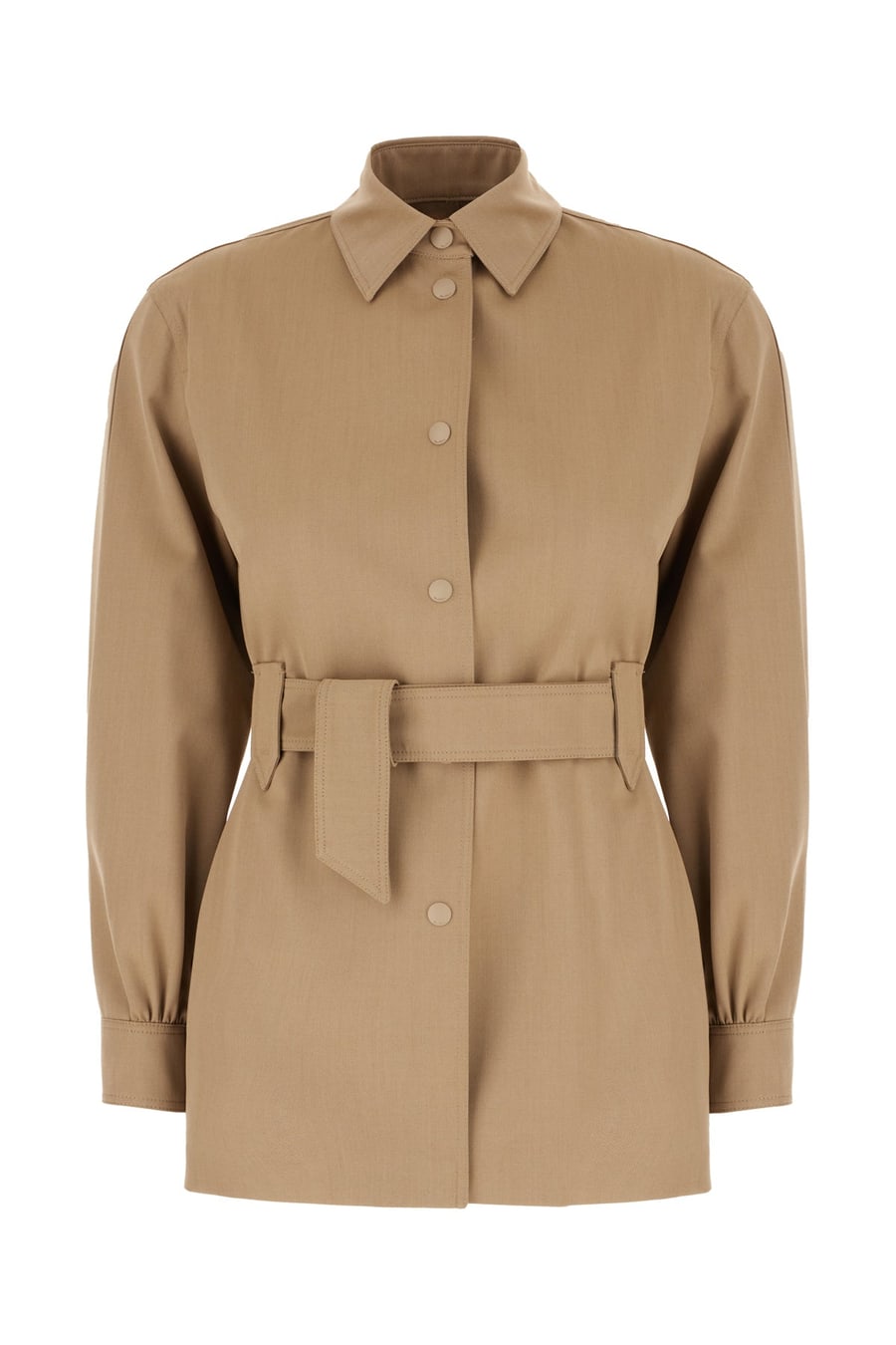 Max Mara Camicia in lana cammello