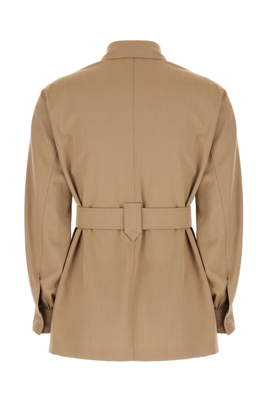 Max Mara Camicia in lana cammello, view 2