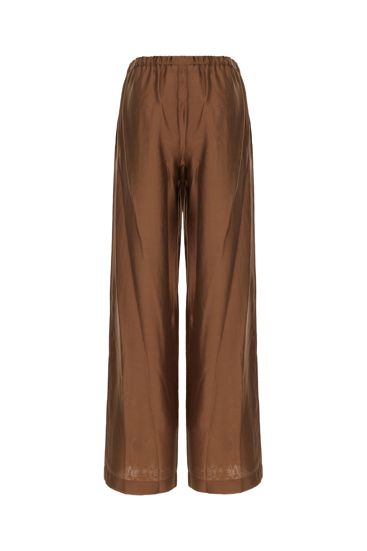 LE SULLY STUDIO Pantalone in misto lycra cioccolato, view 2