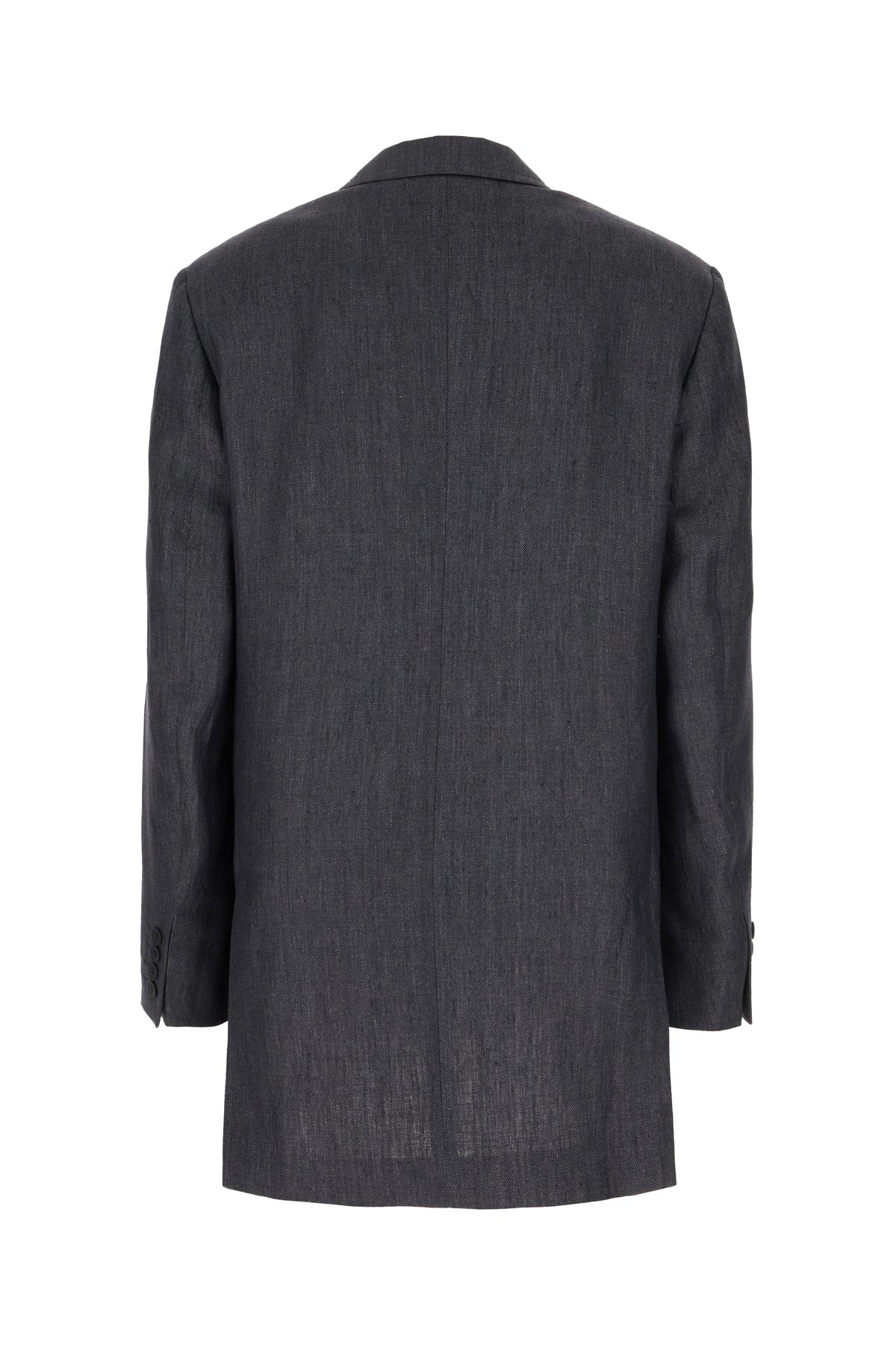 Max Mara Giacca in lino antracite, view 2