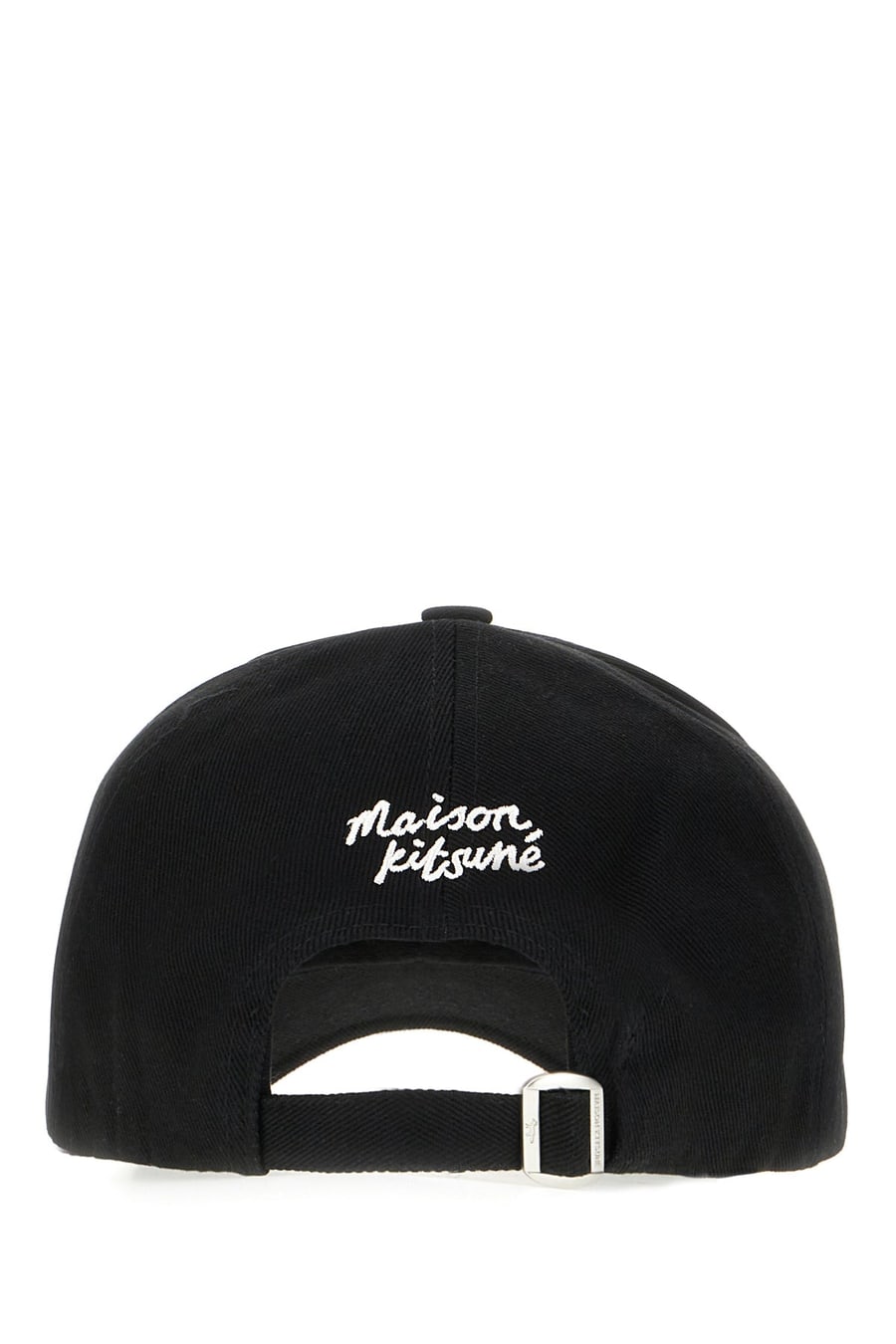 MAISON KITSUNÈ Cappello da baseball in cotone nero, view 3
