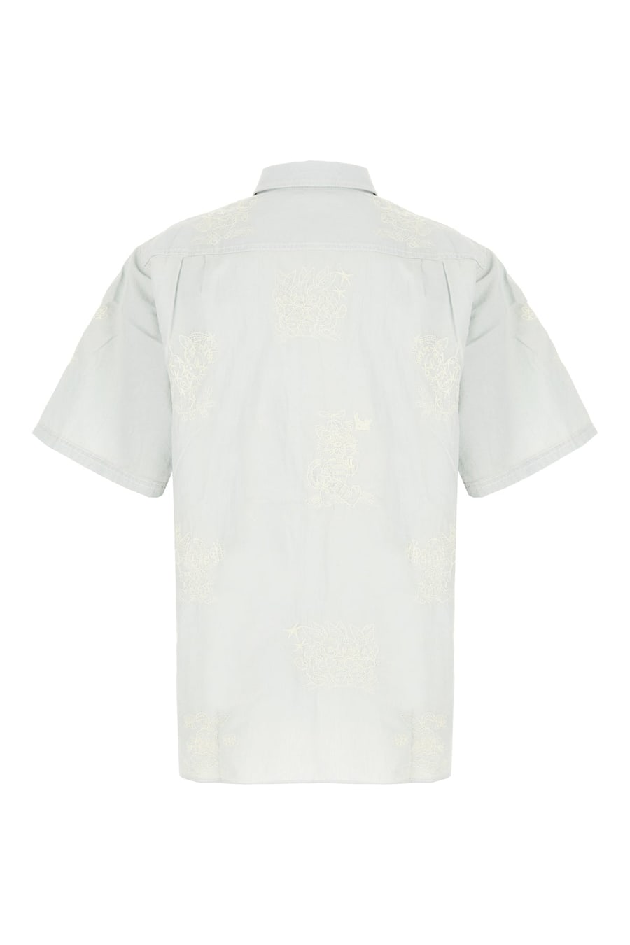 KENZO Camicia in chambray azzurro, view 2