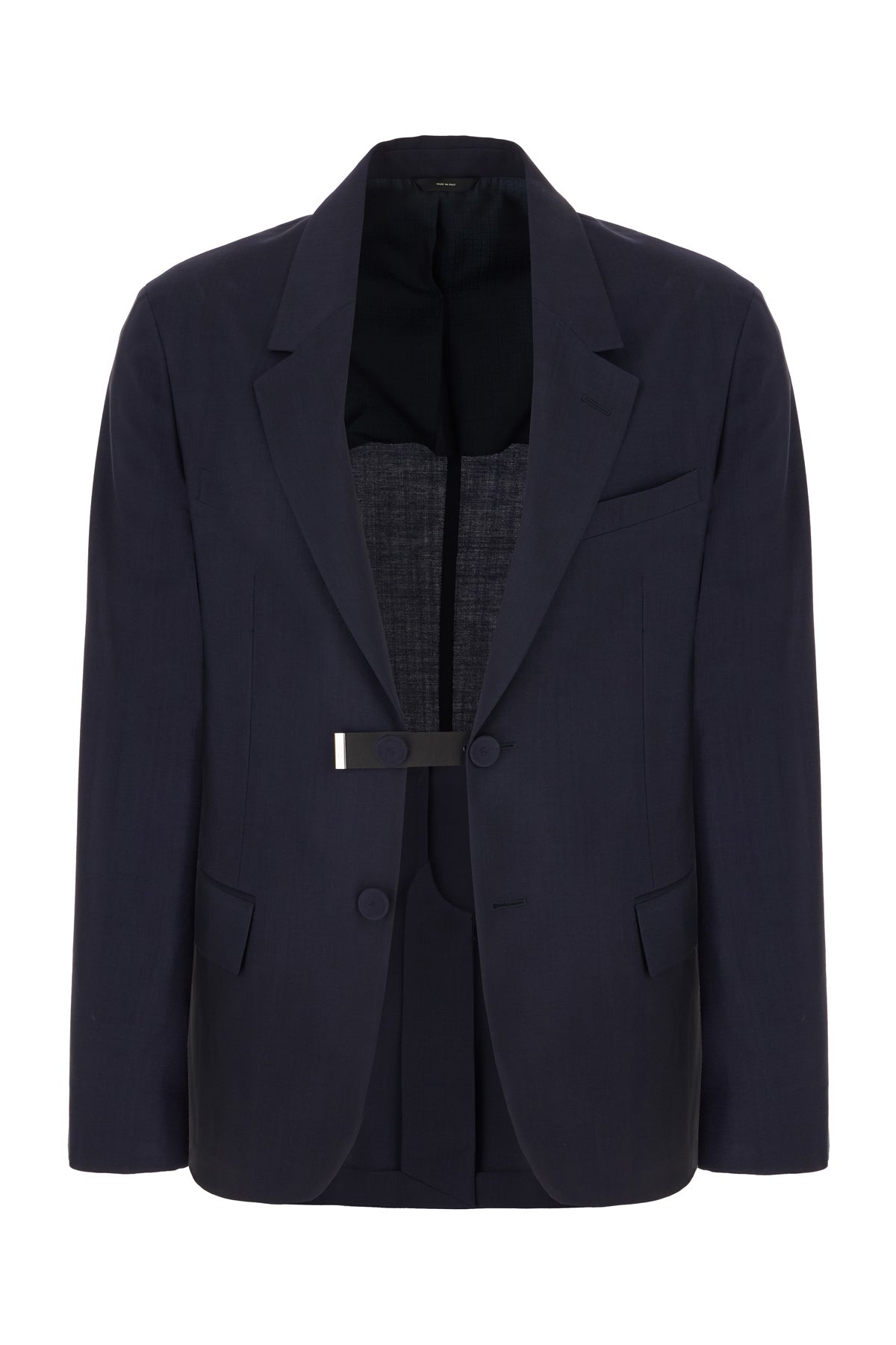 Fendi Giacca in lana blu navy