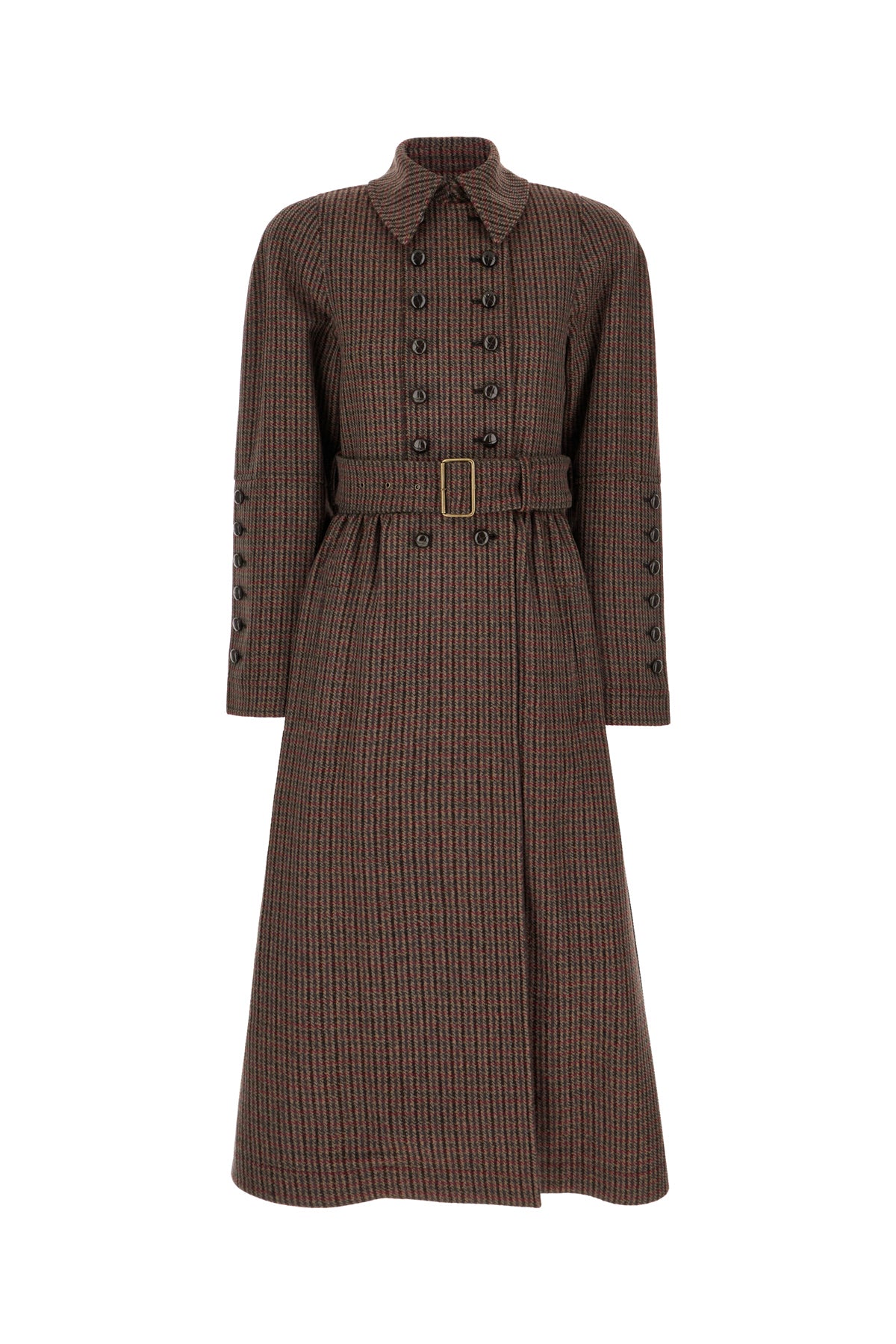 Chloé Cappotto in misto lana ricamata