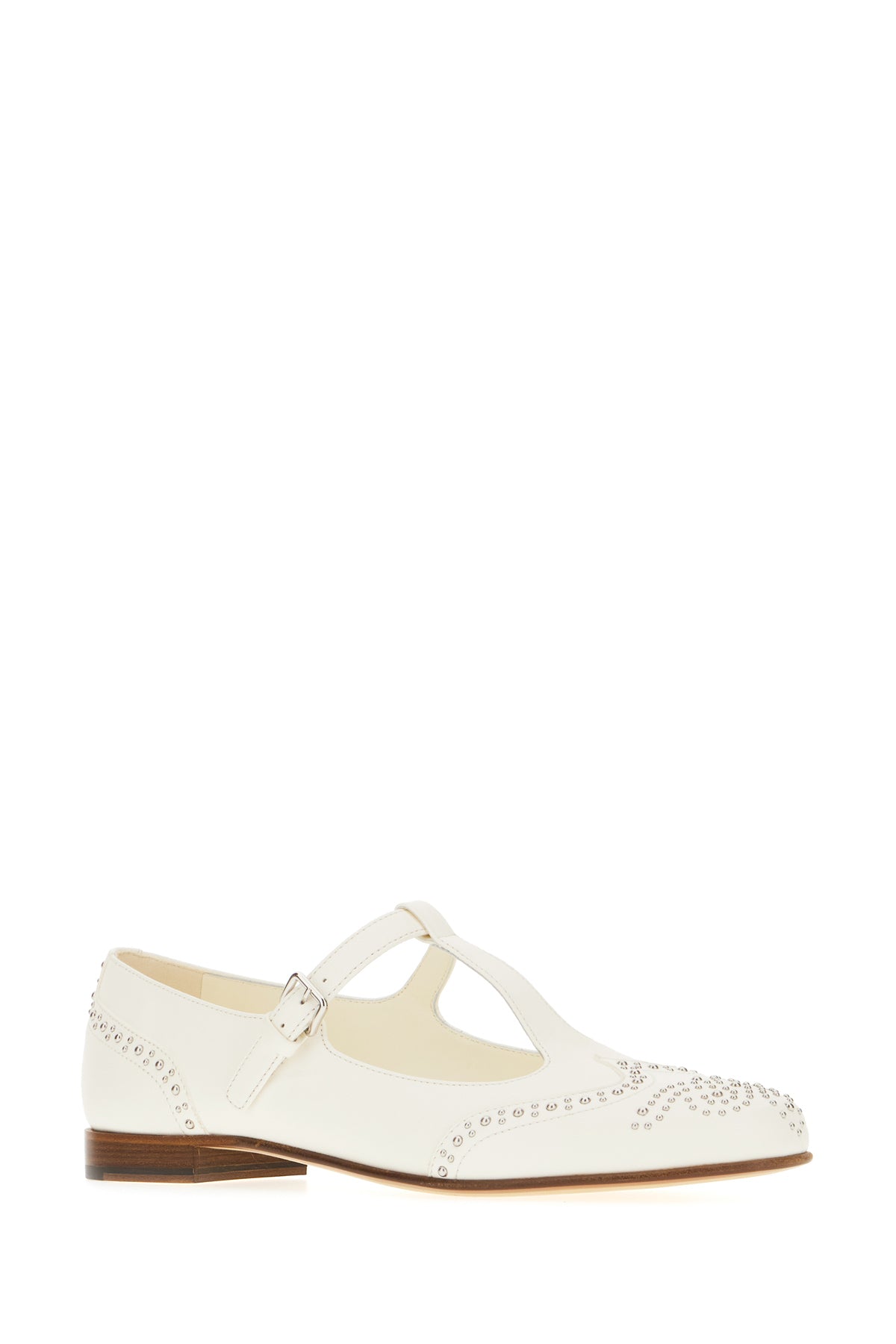 Church's Ballerine in pelle bianca, view 2