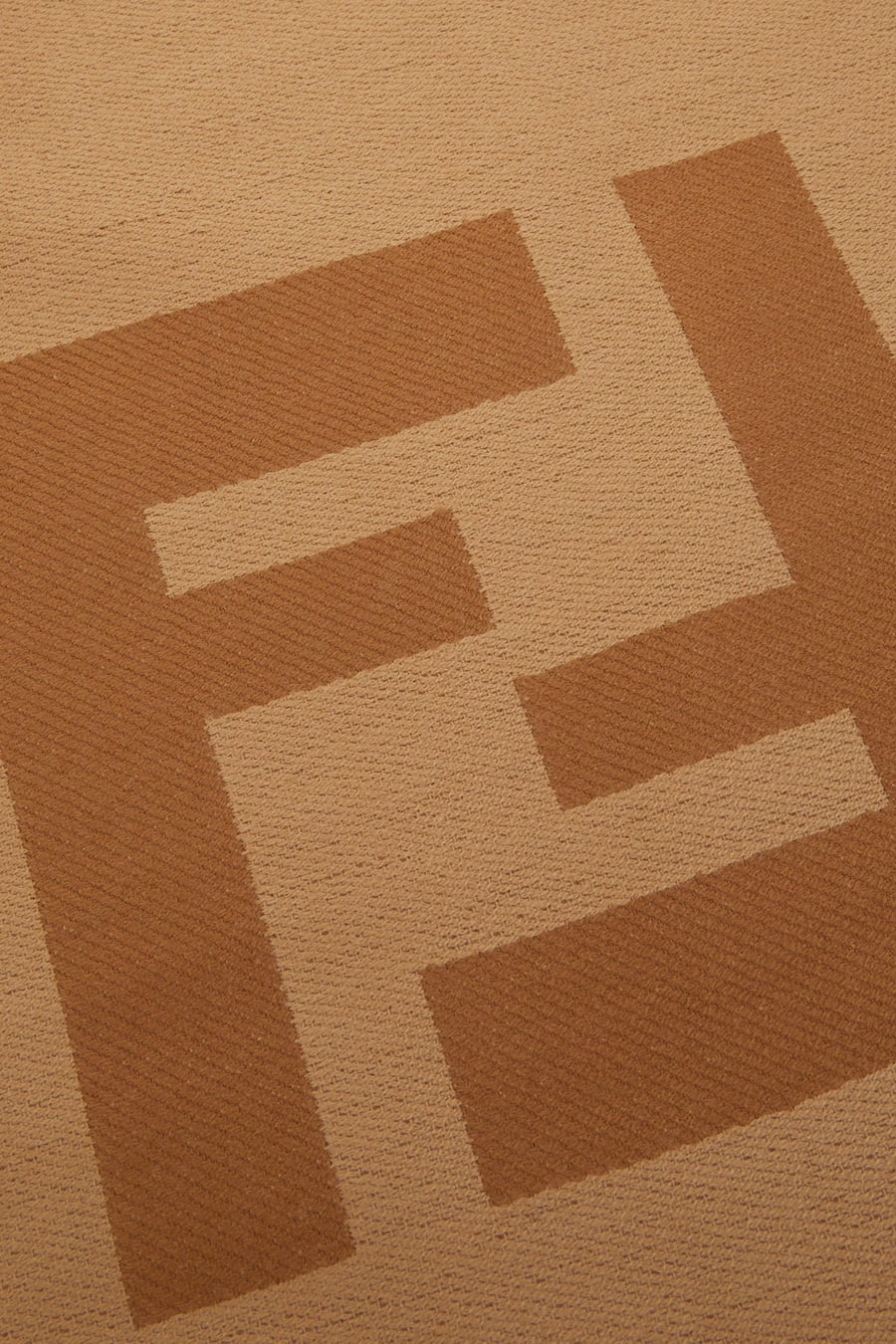 Fendi Sciarpa in lana cammello, view 3