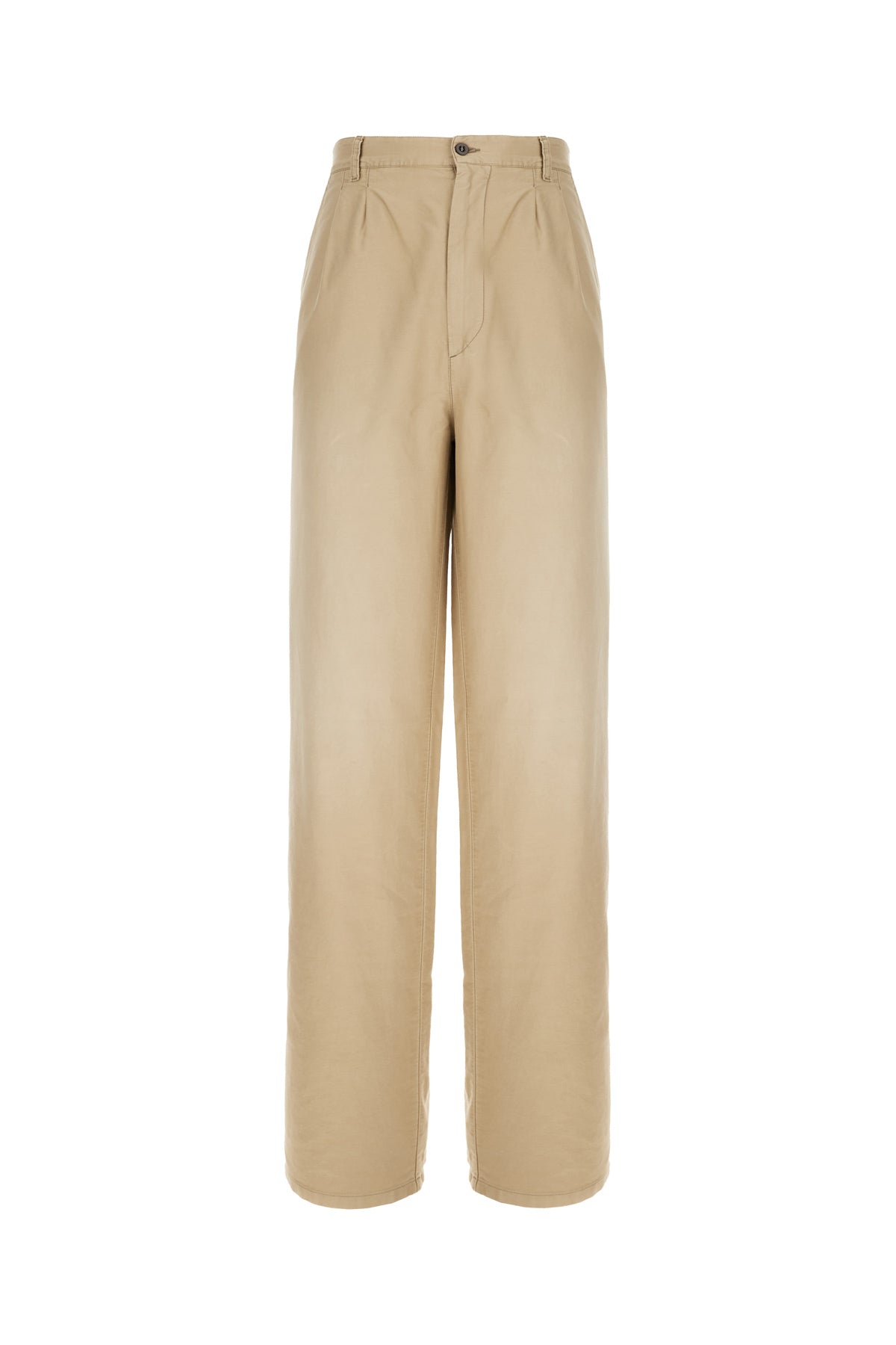 Maison Margiela Pantalone in cotone cappuccino
