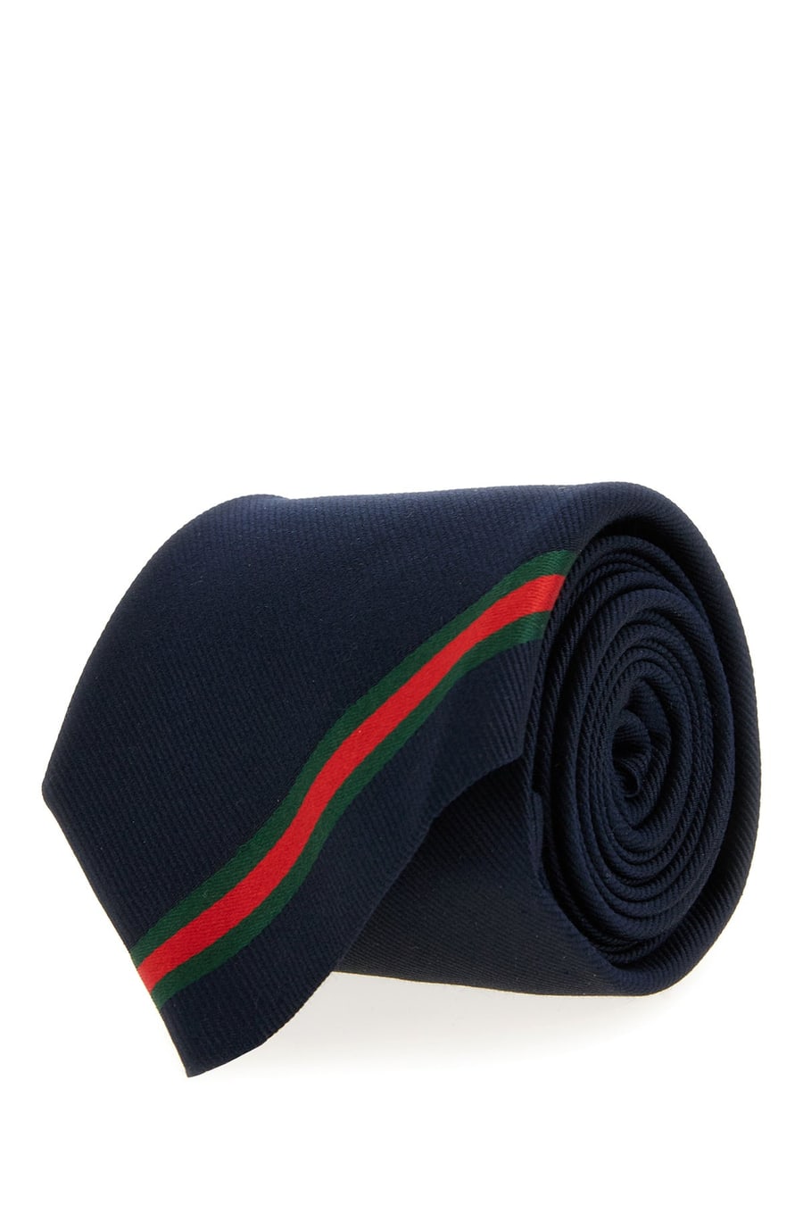 Gucci Cravatta in seta blu navy