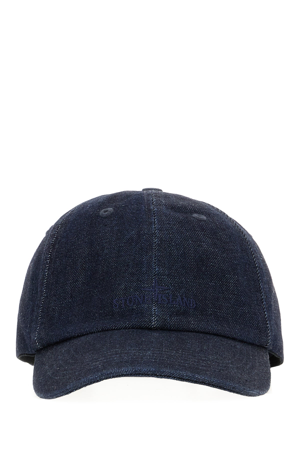 Stone Island Cappello da baseball in denim