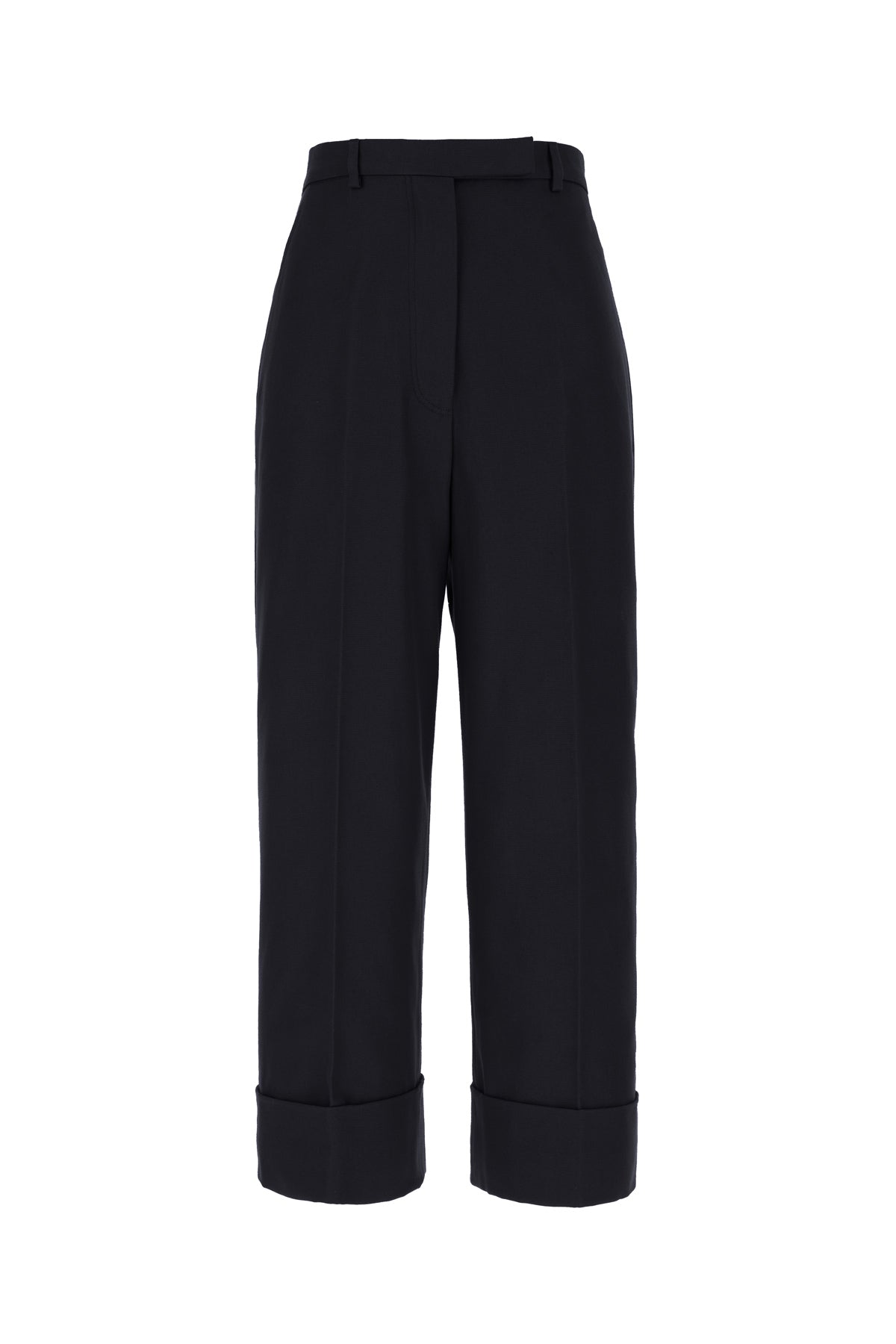 Thom Browne Pantalone in lana blu notte